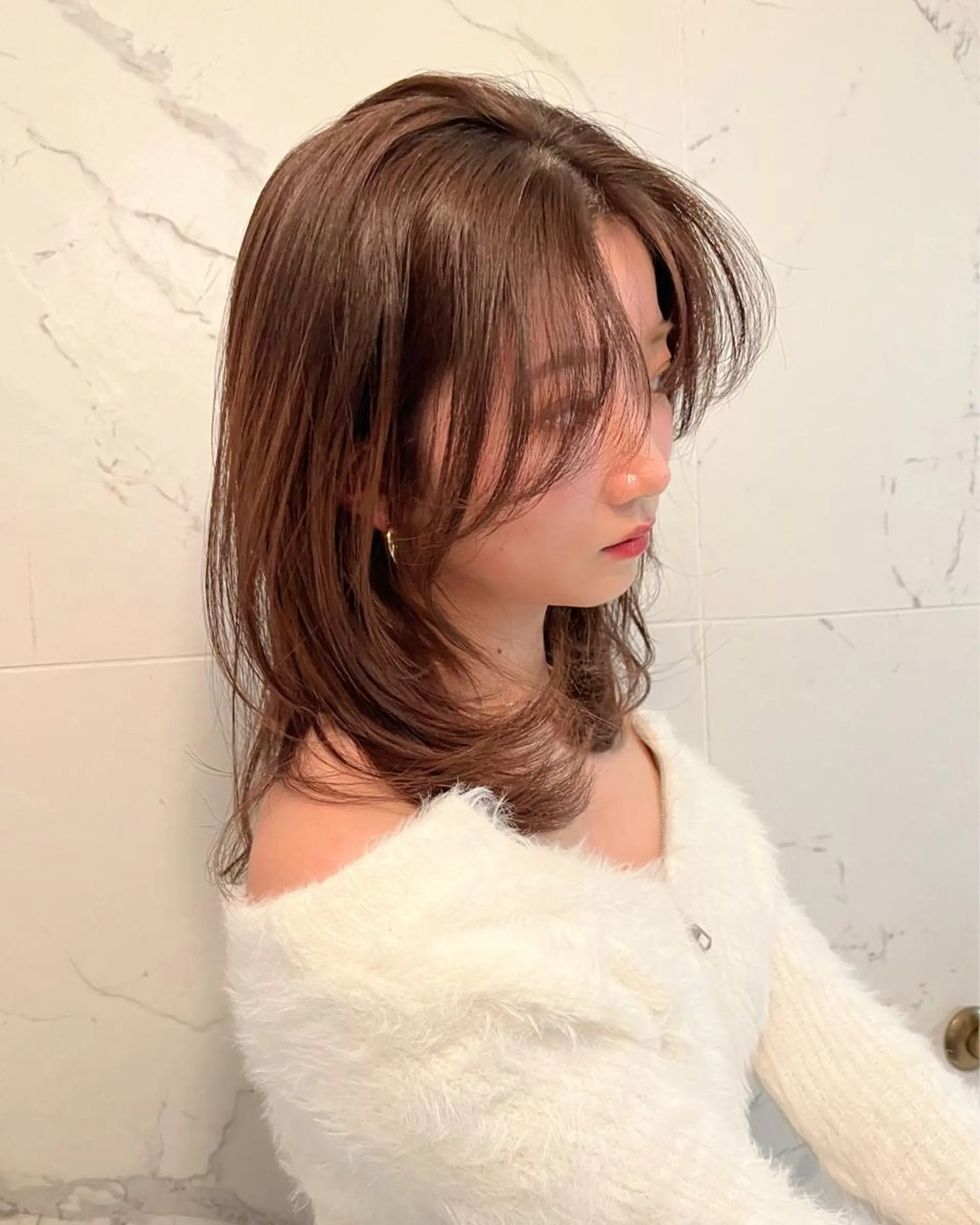 ロング 京都レイヤーカット/ 縮毛矯正/羽柴りくのヘアスタイル