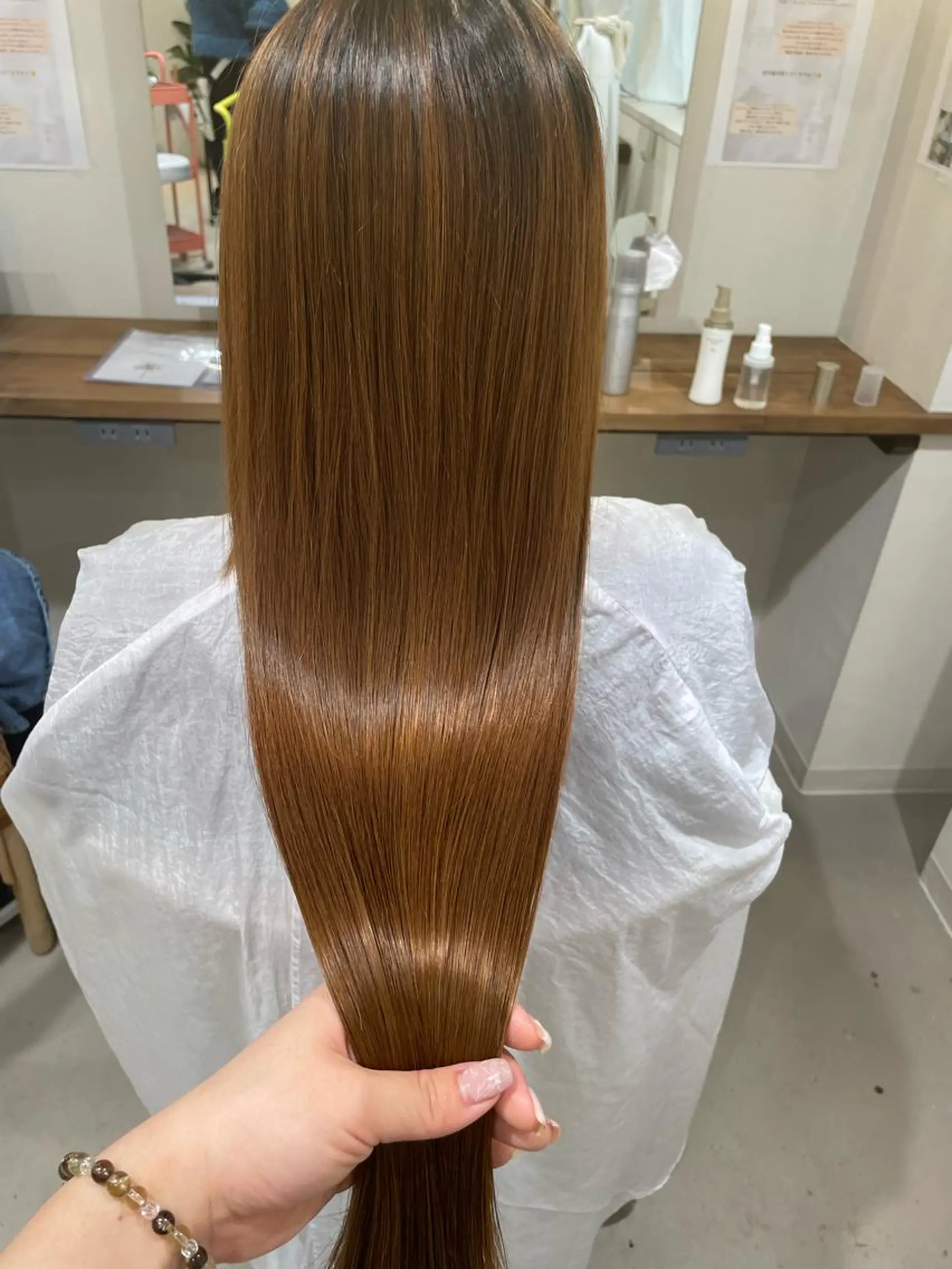 ロング 縮毛矯正 トリートメント cocoluana(ココルアナ)所属・韓国風ヘア専門 🇰🇷Noaのヘアスタイル