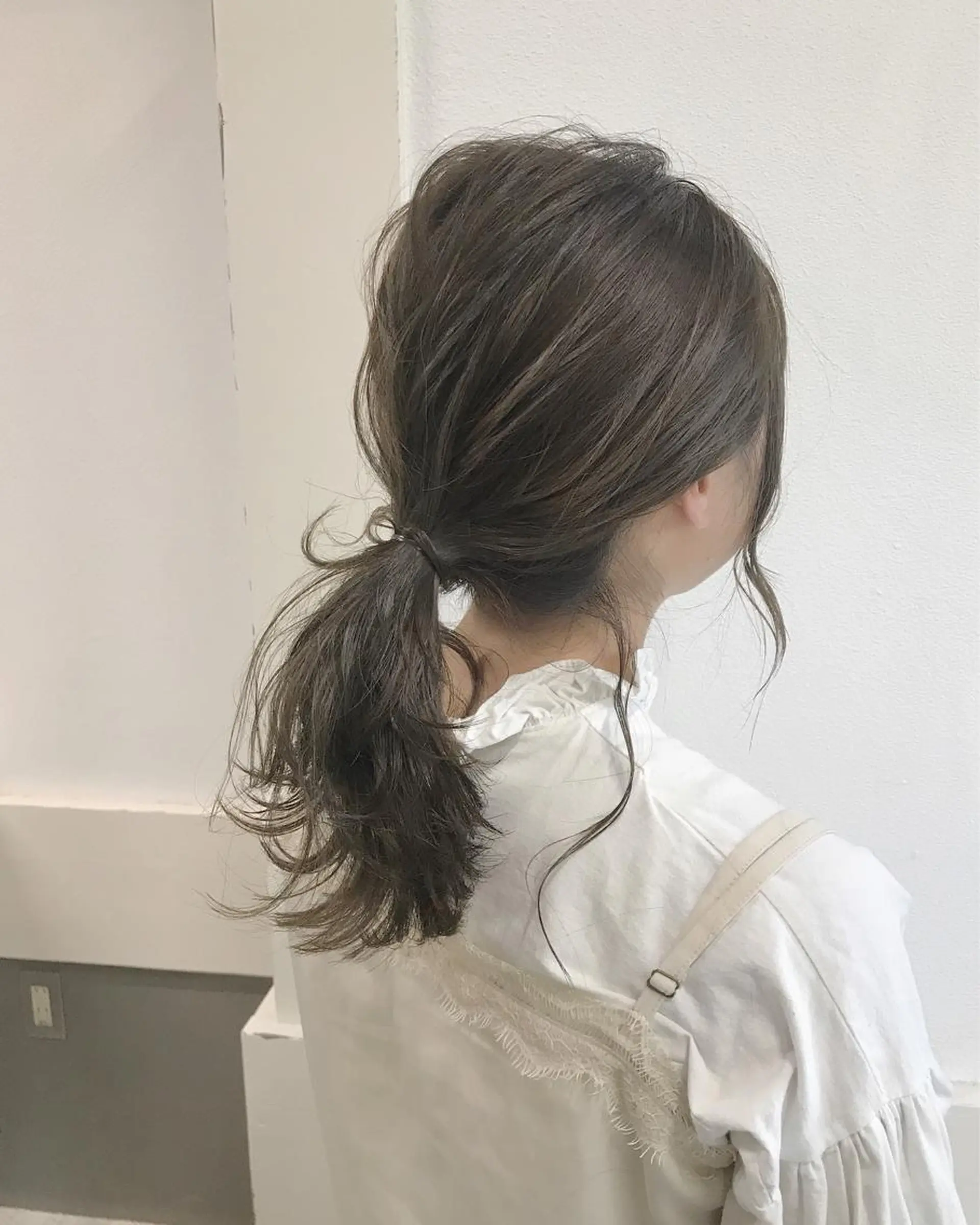 ミディアム カラー ヘアアレンジ ヘアセット GiseL天神カラー 髪質改善/ブリーチのヘアスタイル