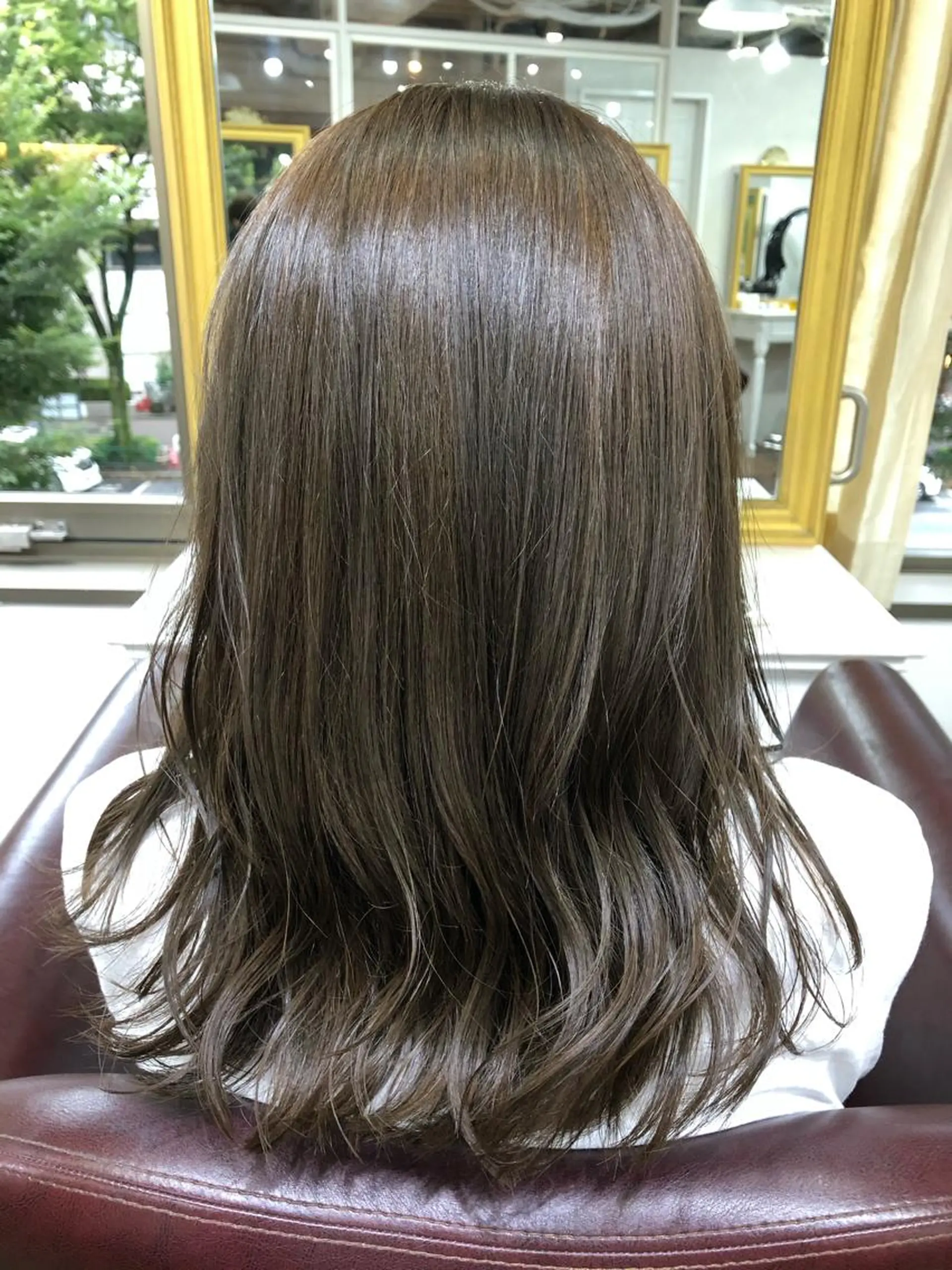 セミロング カラー ベージュカラー オリーブベージュ レイヤー×髪質改善✨ 渋谷/佐藤侑哉のヘアスタイル