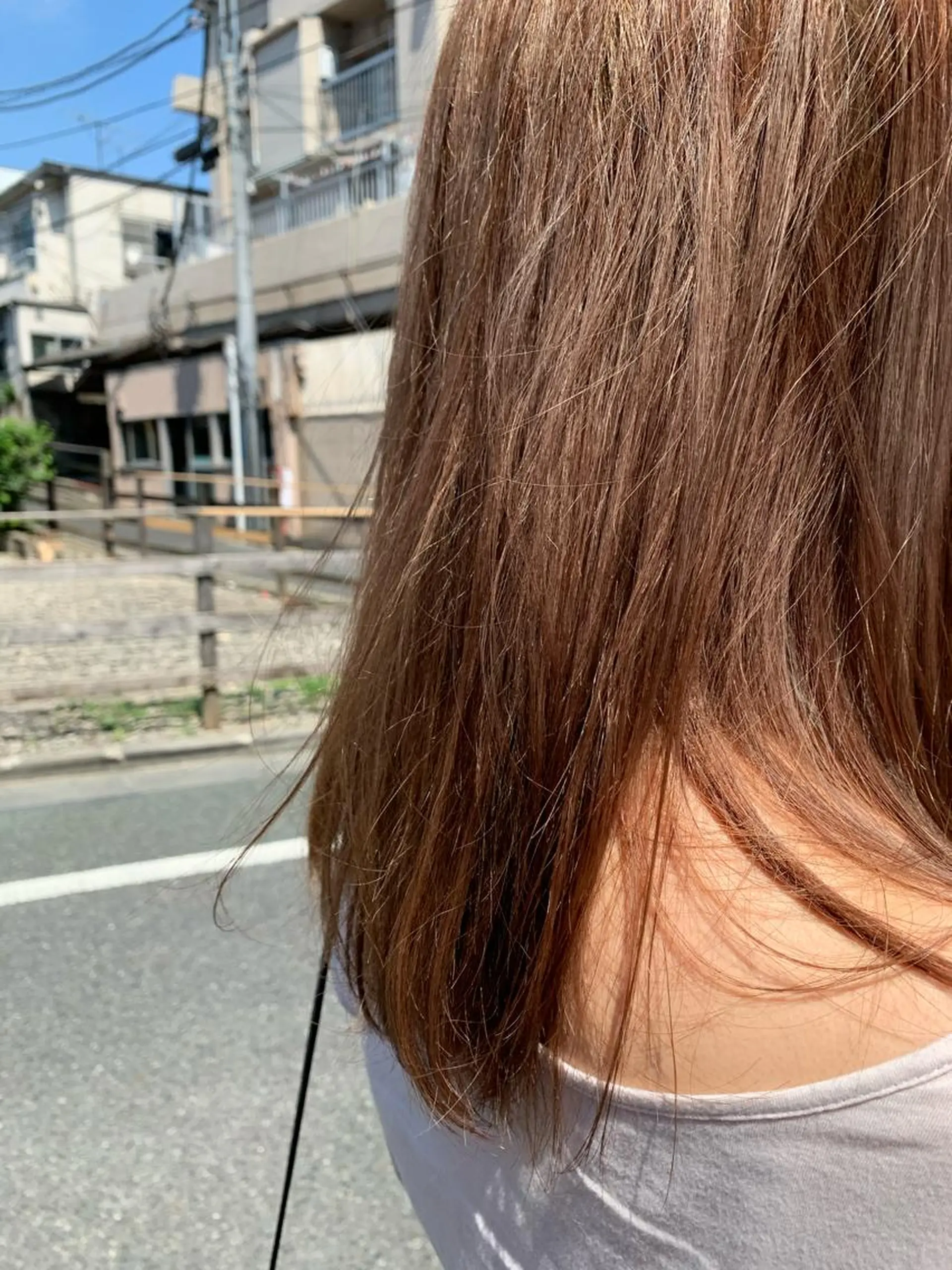 ロング カラー パーマ ヘアアレンジ メンズ ベージュカラー ミルクティーベージュ ヘアカラー トリートメント パーマ/透明感カラー /ボブ/吉田一生のヘアスタイル