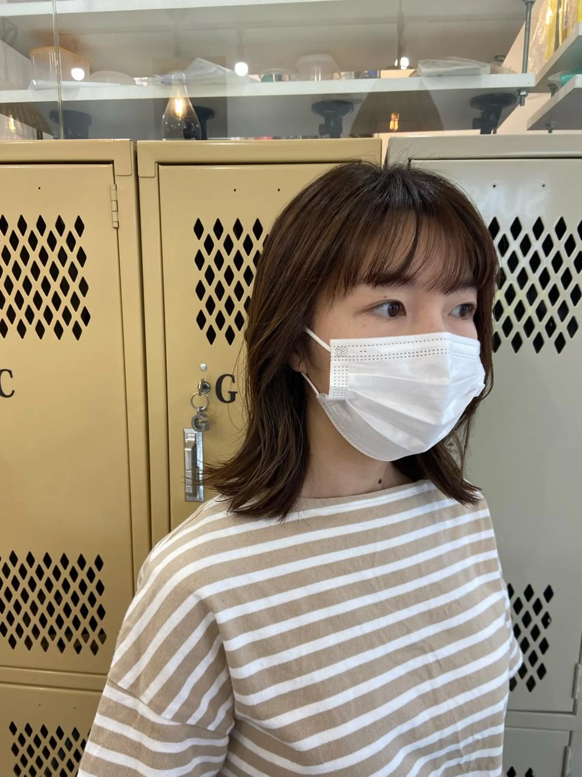 ミディアム カラー ベージュカラー SUNC🍀大熊 花奈絵🍀のヘアスタイル