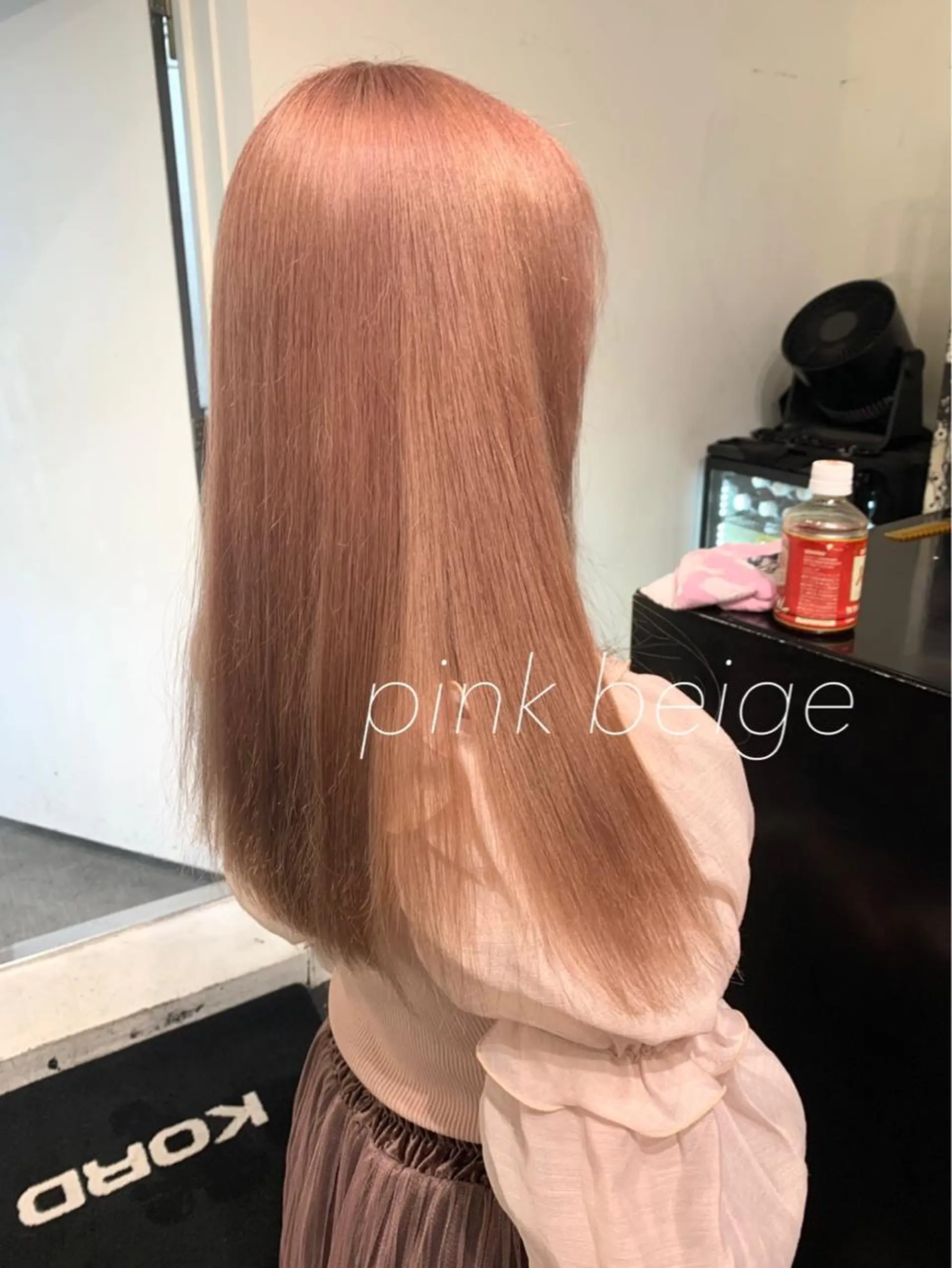 セミロング カラー ベージュカラー ピンクカラー ヘアカラー トリートメント レイヤーカット/艶髪 ✨💭KIRARIのヘアスタイル