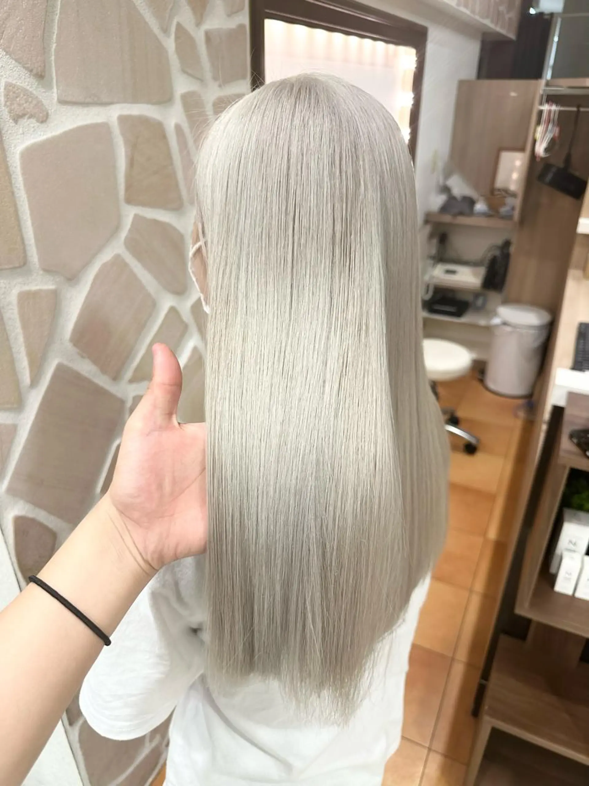 ロング カラー ヘアアレンジ ブリーチ MONIQA所属・🐲RYUKI メンズブリーチのヘアスタイル