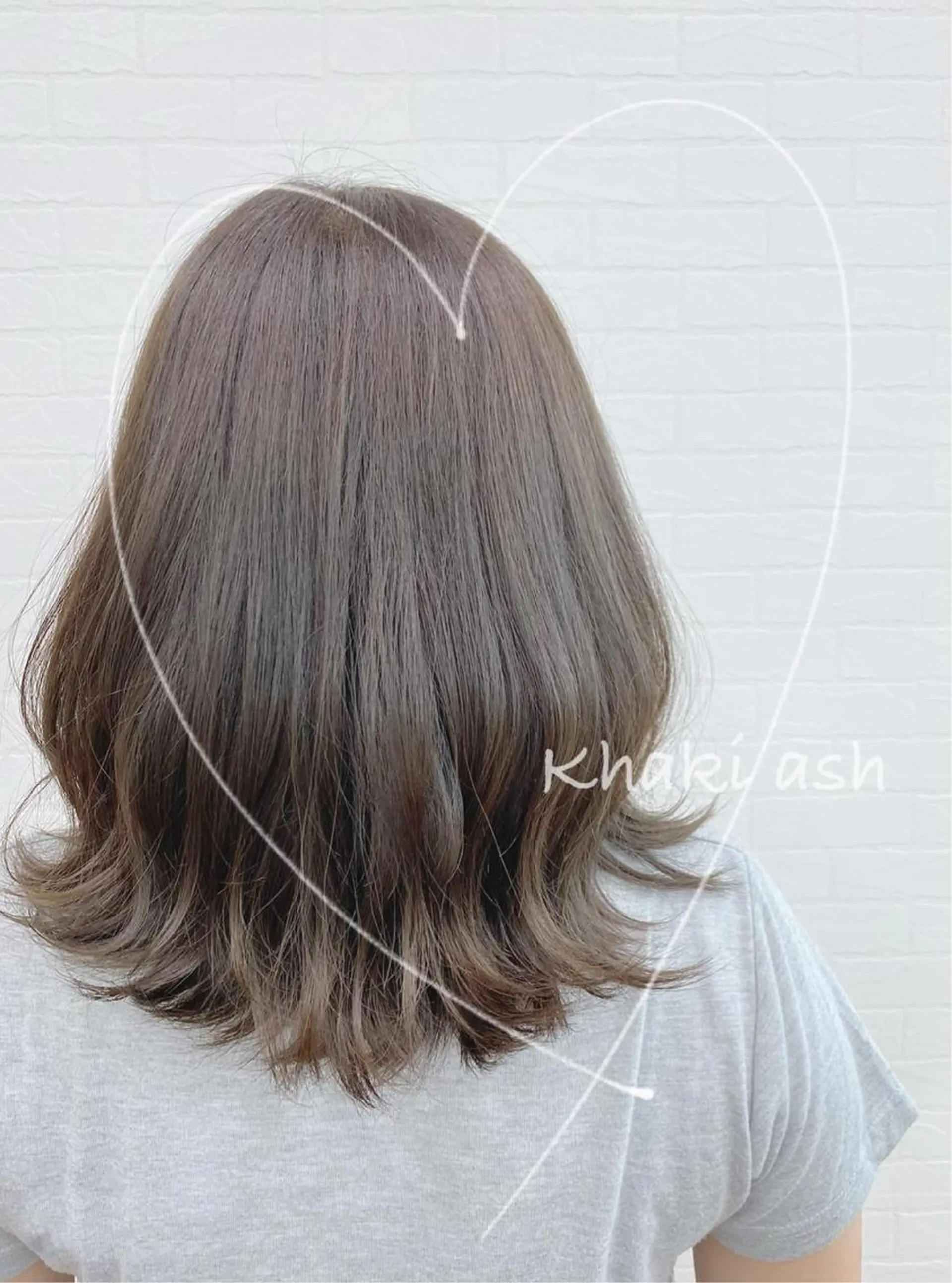 ミディアム カラー アッシュ 透明感カラー GRANLUSSO 〜グランルッソ駅前店所属・木口 嘉美のヘアスタイル