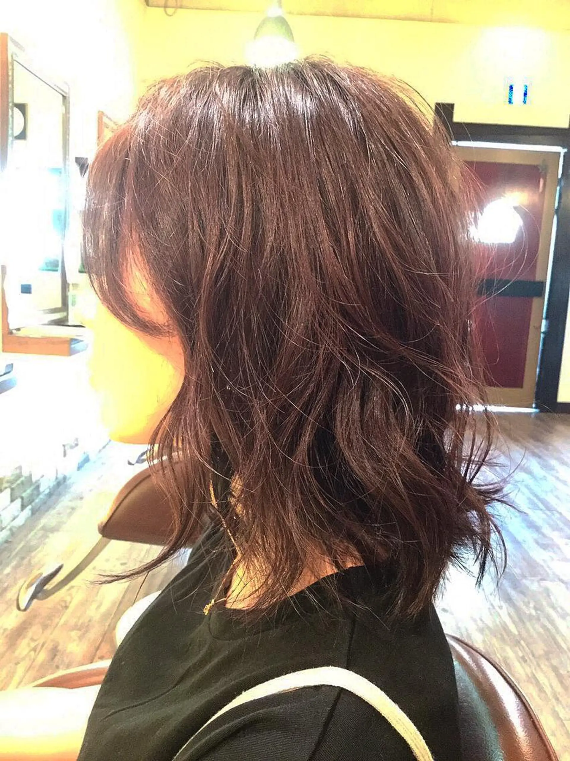 ミディアム カラー ベージュカラー オレンジ オレンジベージュ 華 HANA所属・✨素髪を美しくする✨ 志賀 和雅のヘアスタイル