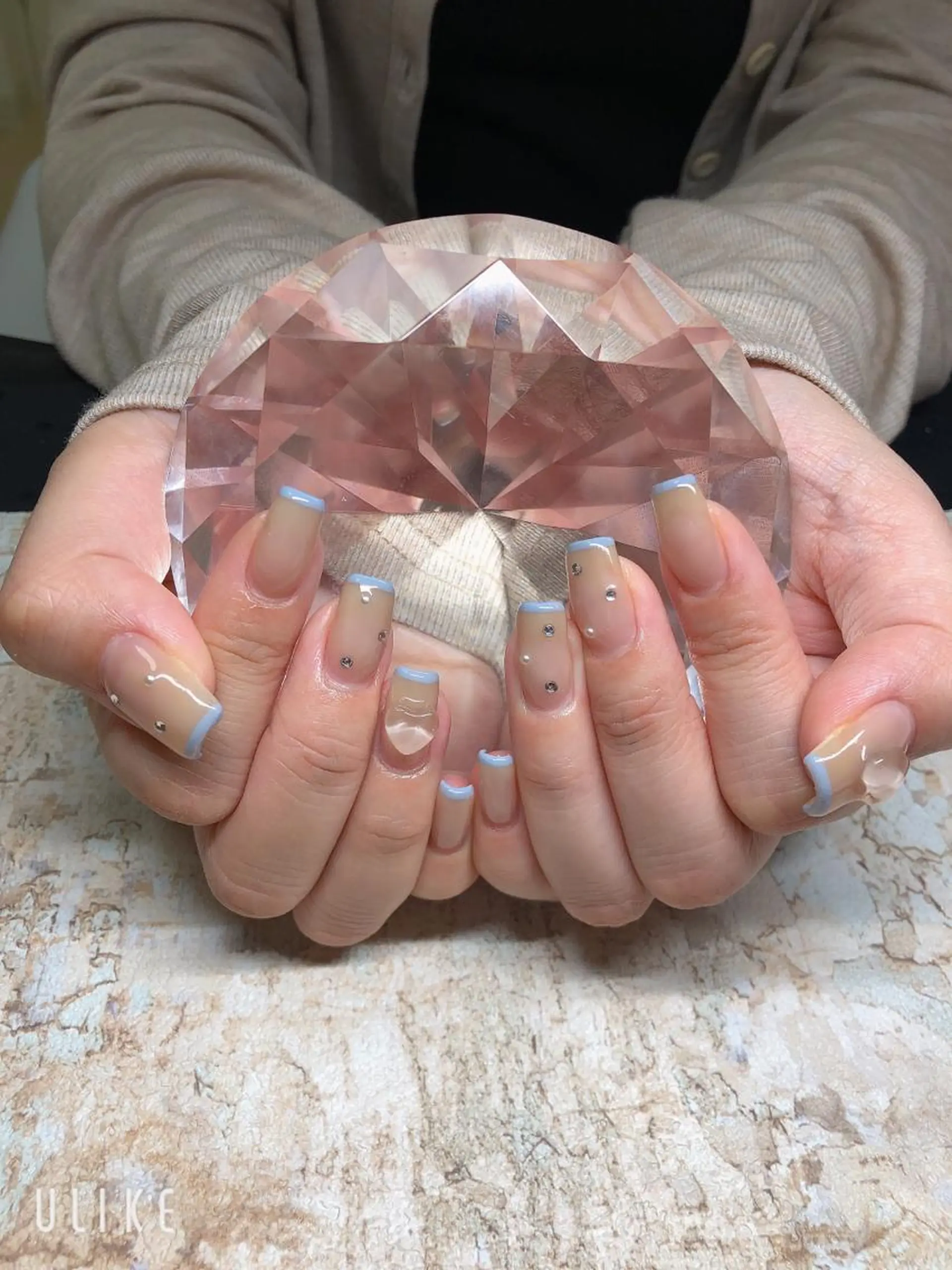 ネイル アートネイル フレンチネイル ジェルネイル グラデーション 韓国ネイル Nail room Bimano所属・Bimano seica♡+°のネイルデザイン