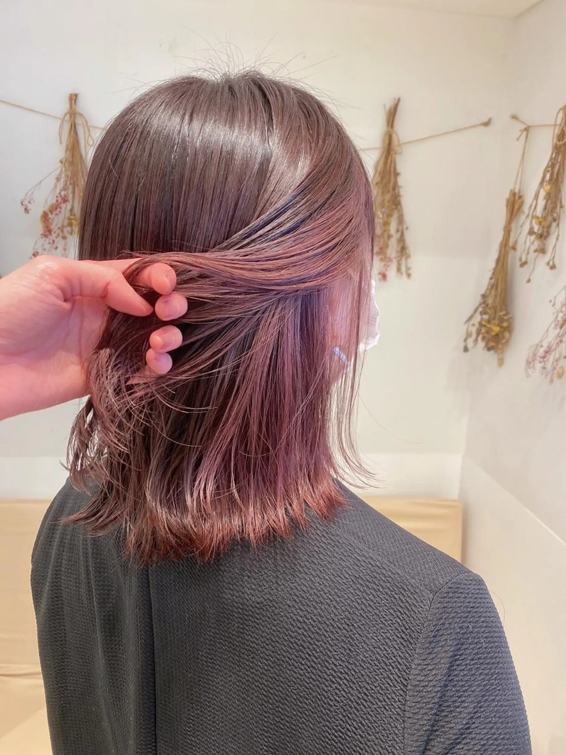 ショート カラー ブラウンカラー ピンクカラー ピンクブラウン はだゆうき @hadadan08のヘアスタイル