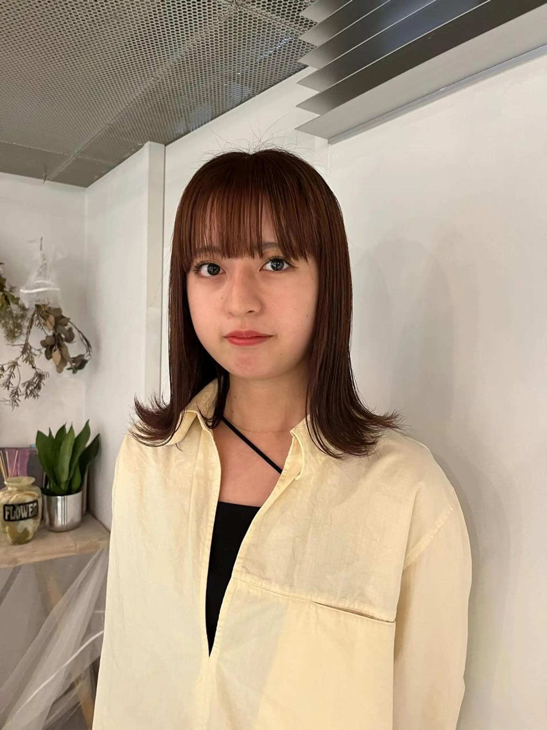 ミディアム カラー eddie所属・Kanoe /モデル募集中のヘアスタイル