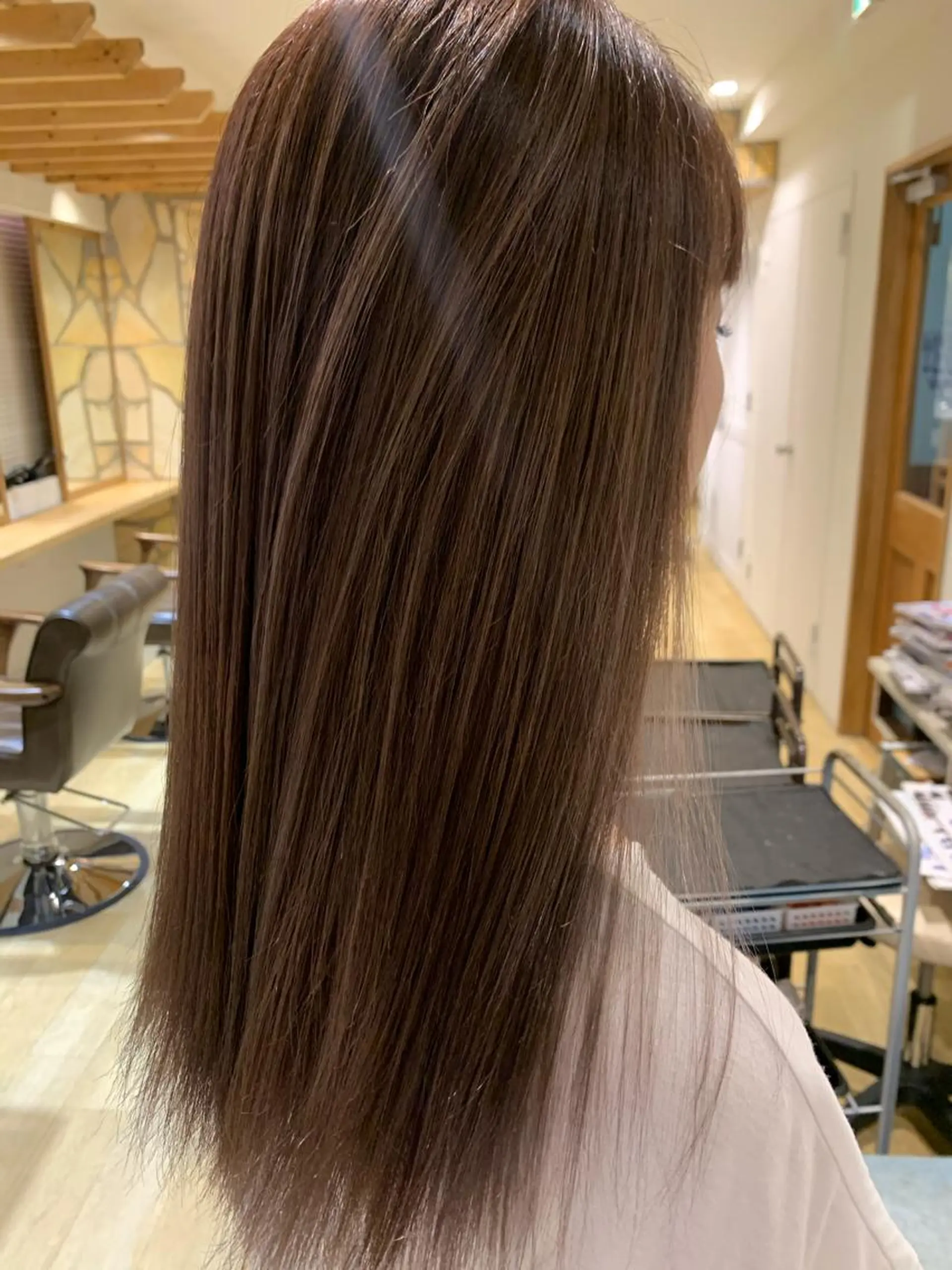 ロング ハイライト ヘアカラー トリートメント 渋谷ハイトーン/ デザインカラー阿部のヘアスタイル