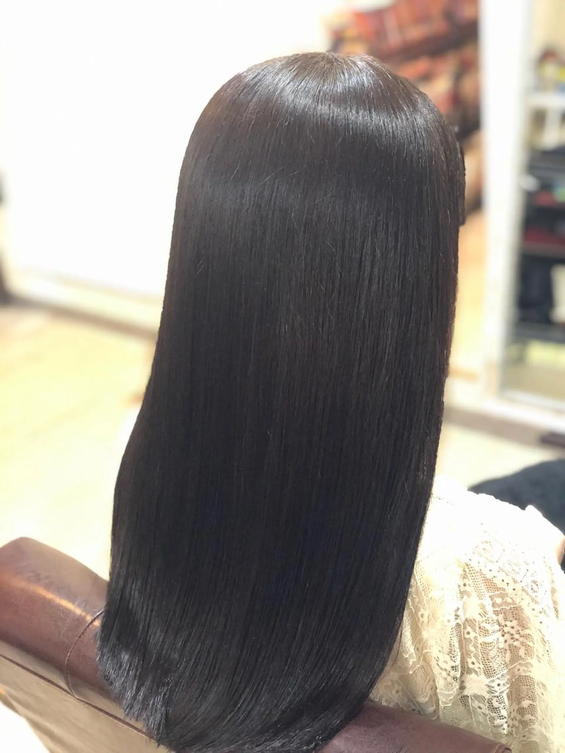 セミロング セミロングパーマ 縮毛矯正 トリートメント Lia所属・縮毛矯正の達人 ☆　松本のヘアスタイル