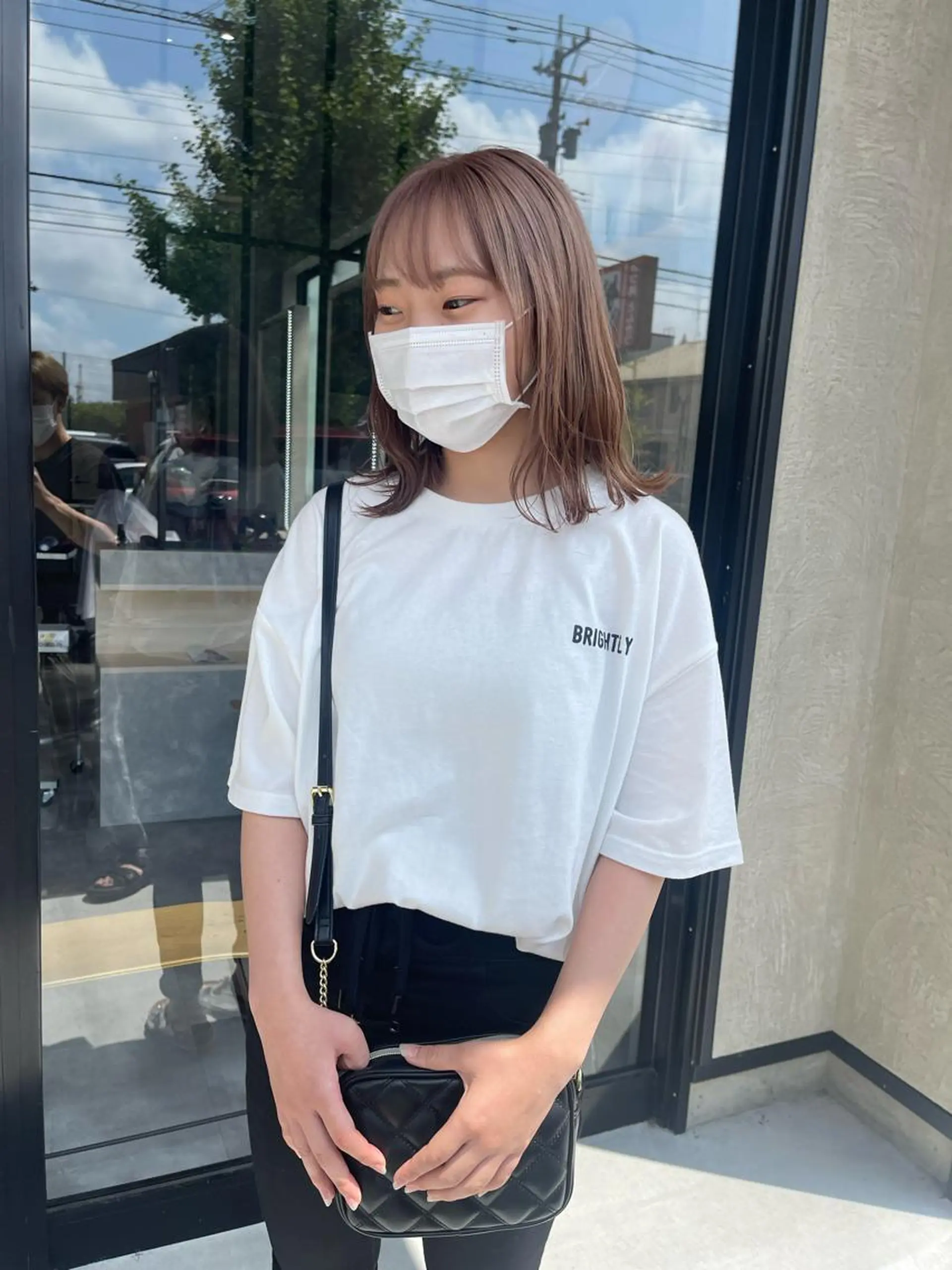 ミディアム カラー カット ヘアカラー トリートメント mood tatemachiのヘアスタイル