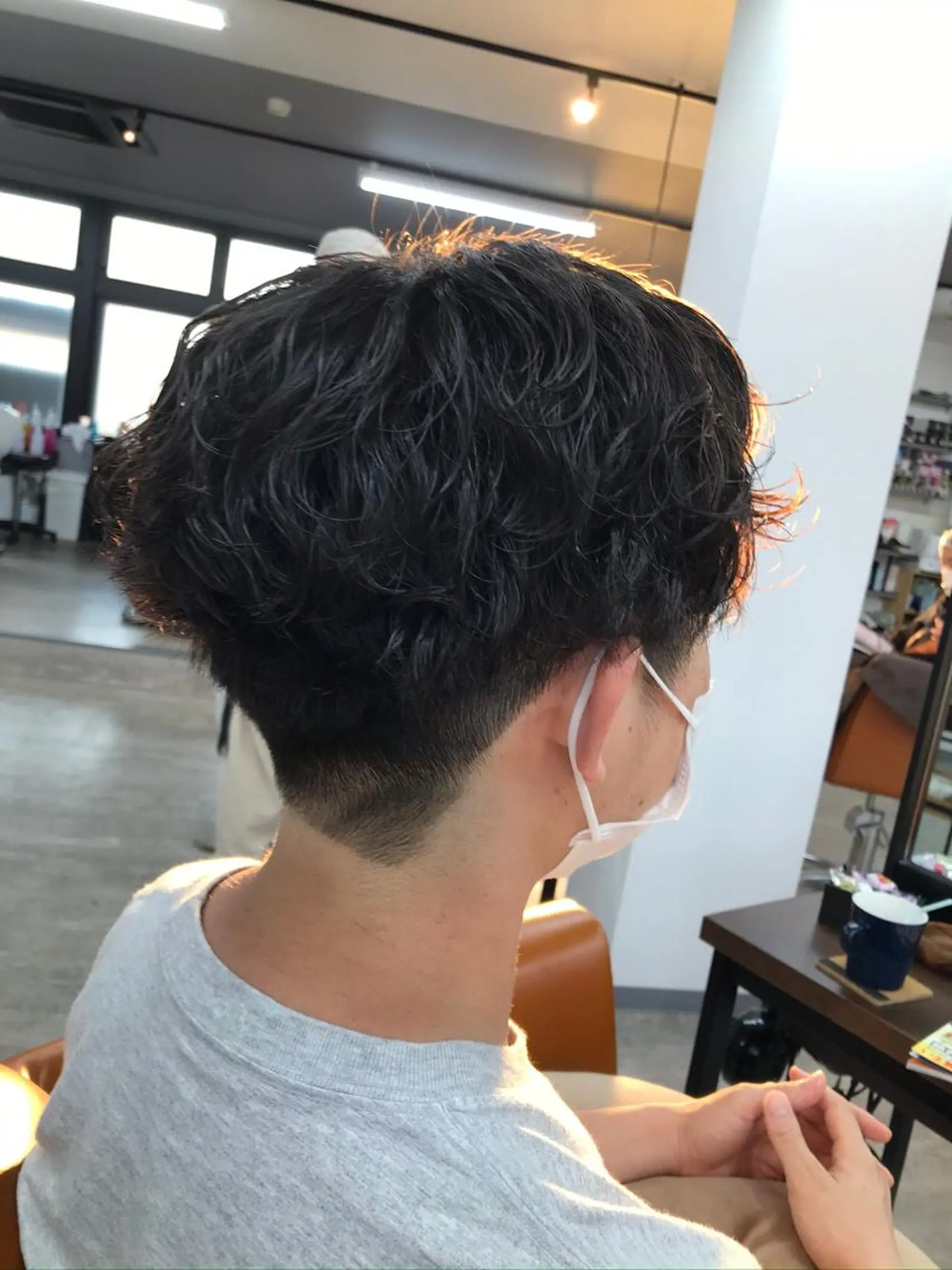 ショート パーマ メンズ メンズパーマ カット パーマ 🌙磯野 風香🌙 ReCharme新保のヘアスタイル