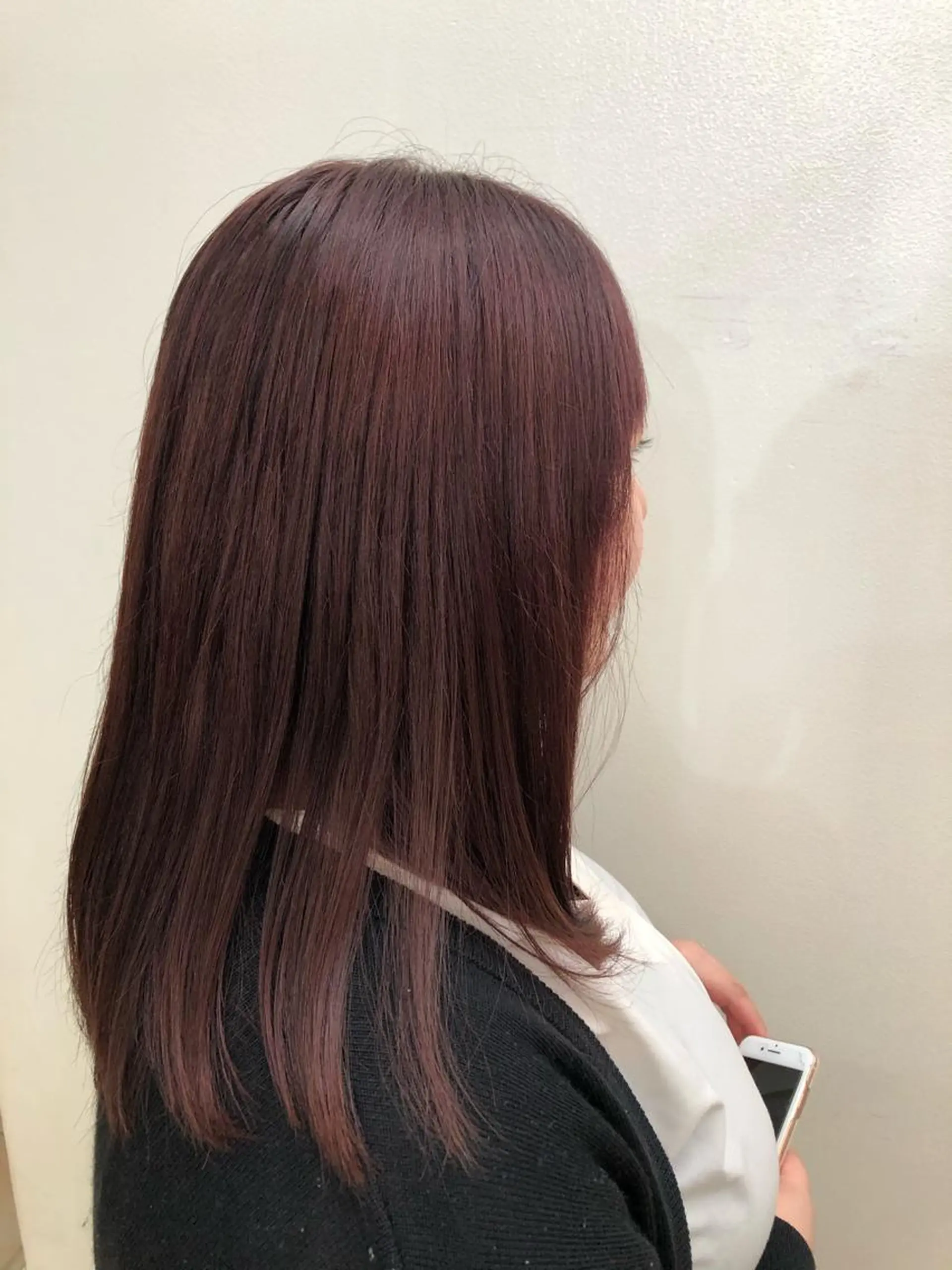 セミロング カラー 艶カラー🌙縮毛矯正 /ボブ【Reina】のヘアスタイル