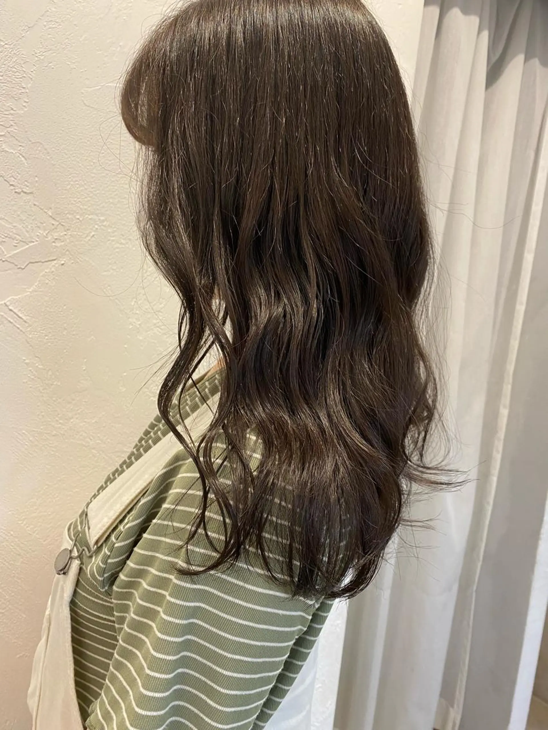 ロング カラー グレージュ 艶カラー 🤍🫧/makoのヘアスタイル