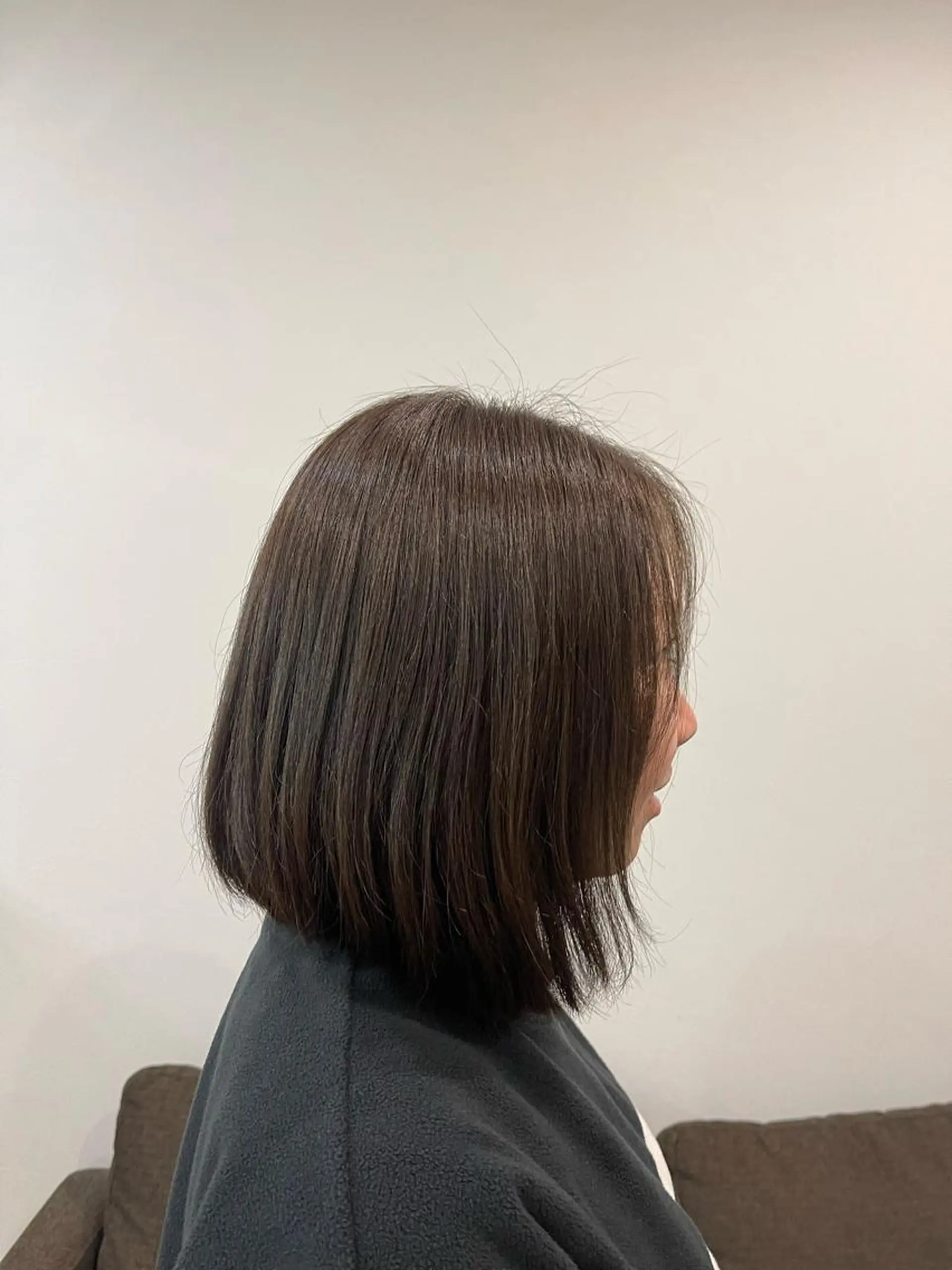 ミディアム カラー グレージュ ヘアカラー Rolen.所属・佐藤 海璃のヘアスタイル