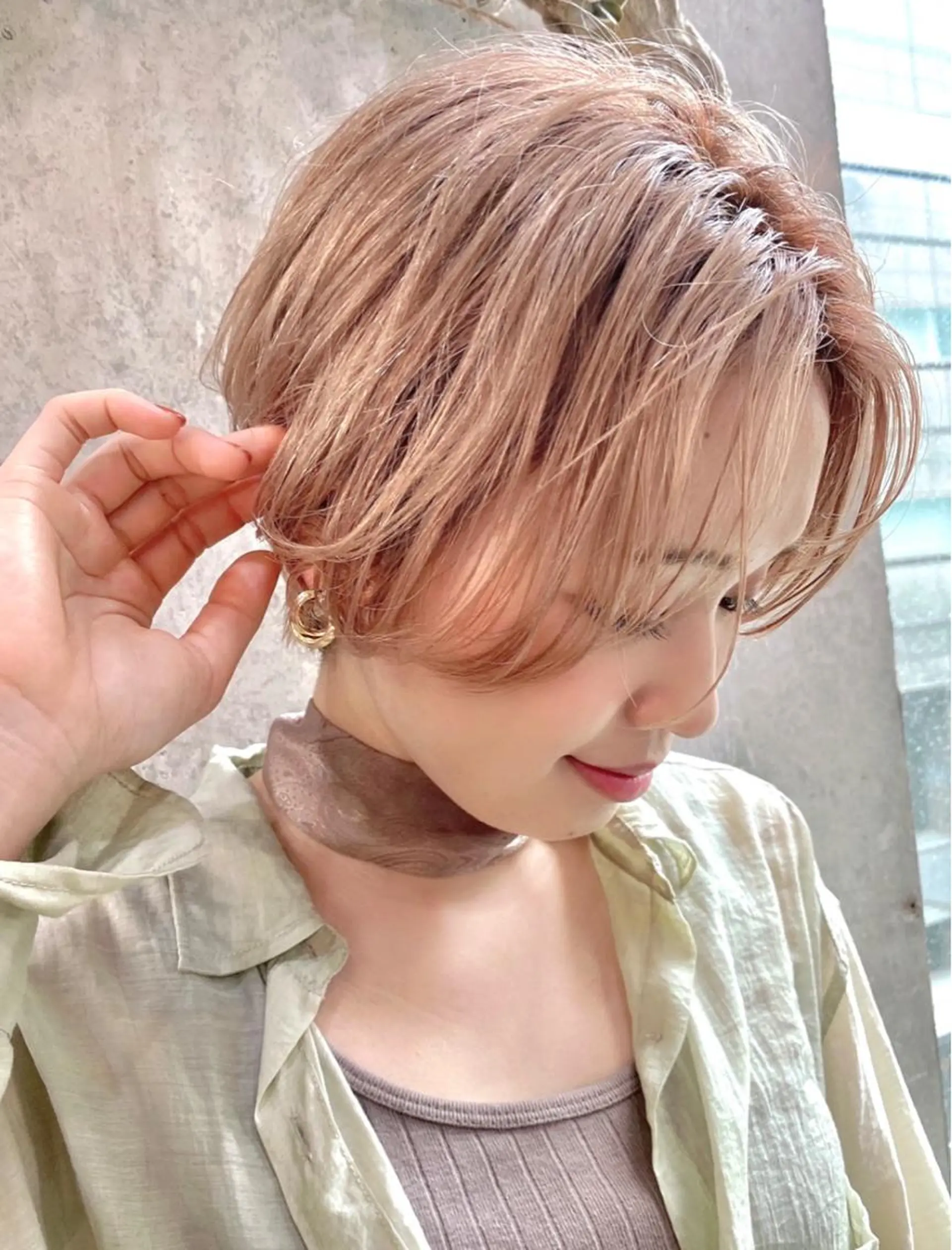ショート ショートヘア カット ヘアカラー トリートメント 愛されヘア♪ 大森春奈のヘアスタイル