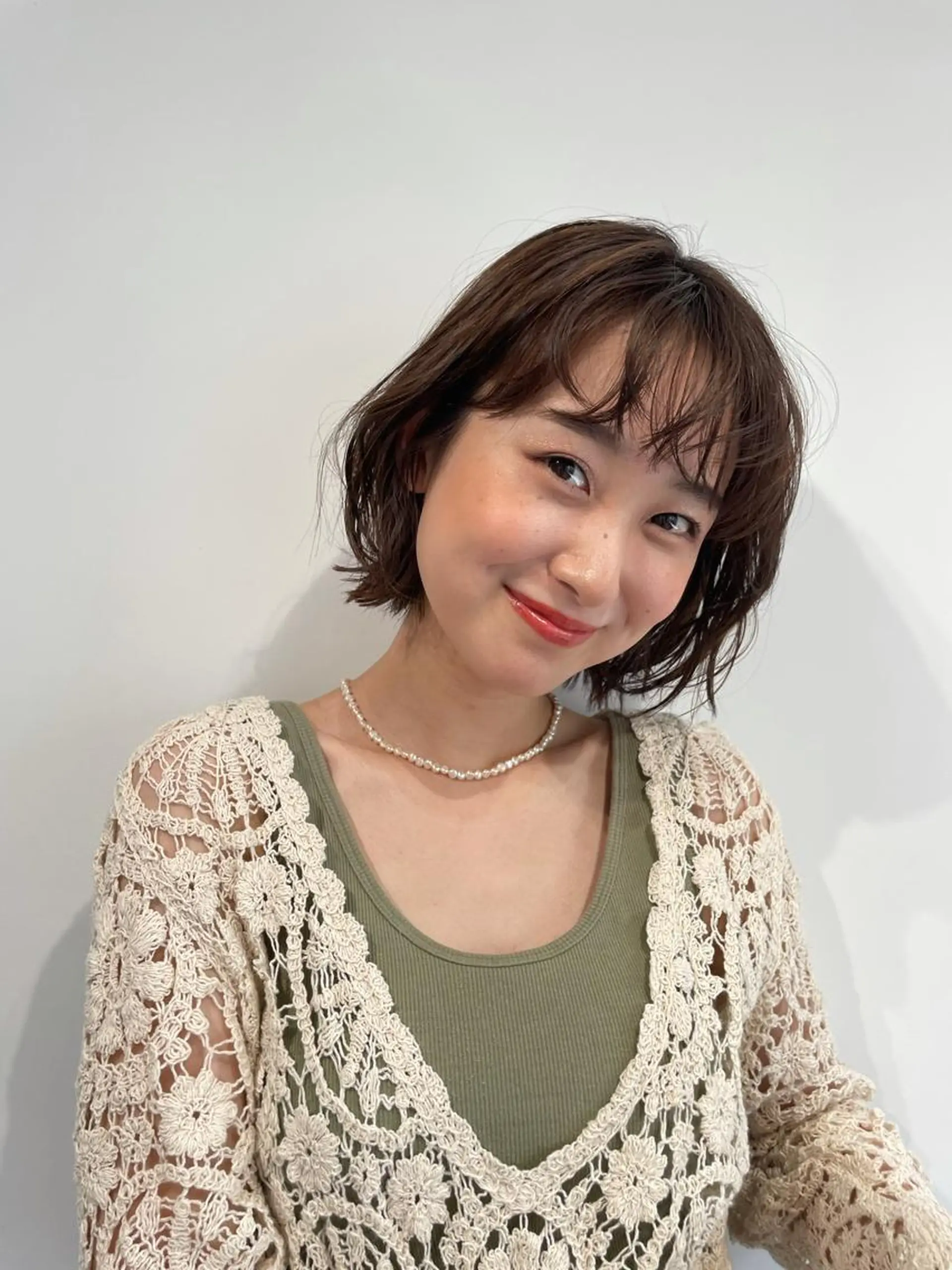 ショート カラー パーマ SALOWIN下北沢所属・hazuki 🌝のヘアスタイル