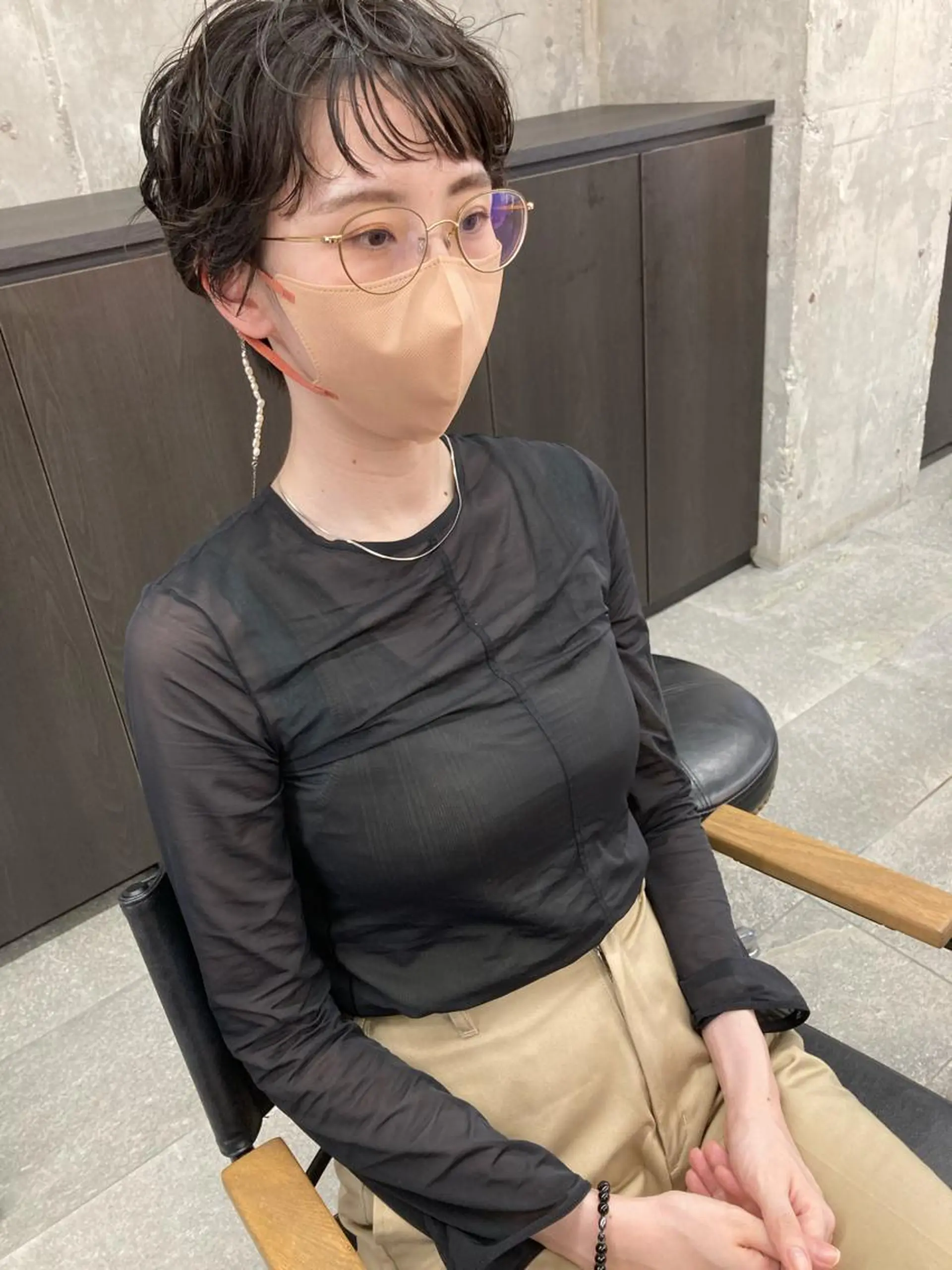 ショート パーマ 小木曽智美 /ボブ/ショートのヘアスタイル