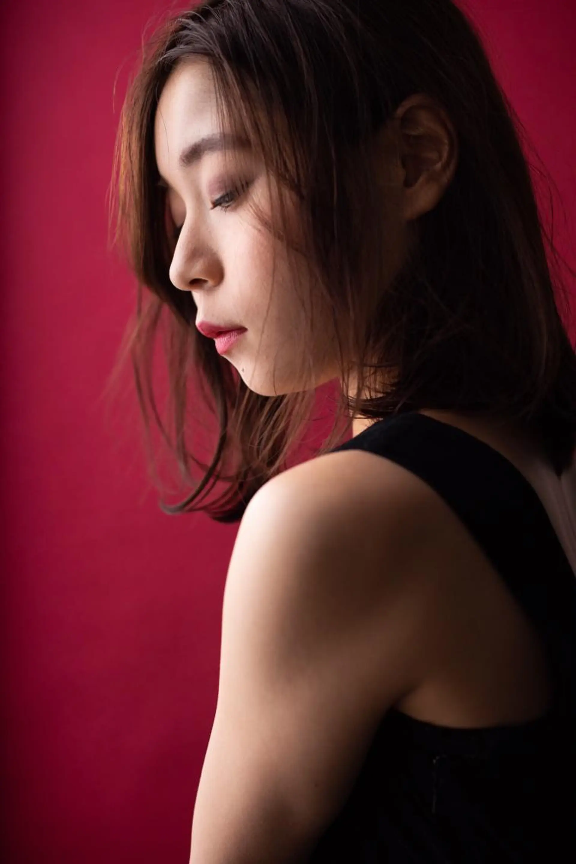 ミディアム 國村 優のヘアスタイル