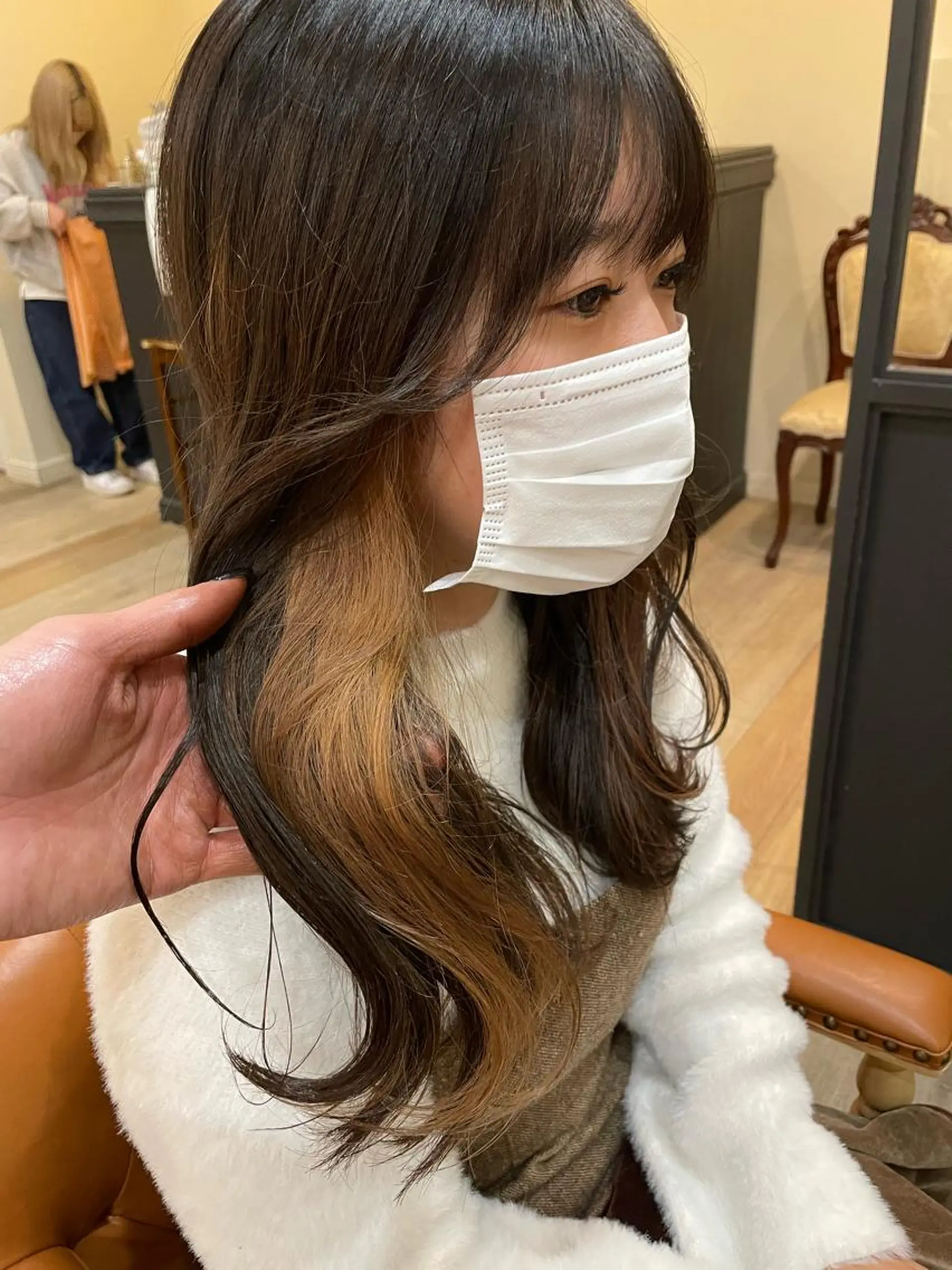 ロング 亀川蓮 Agu hairのヘアスタイル