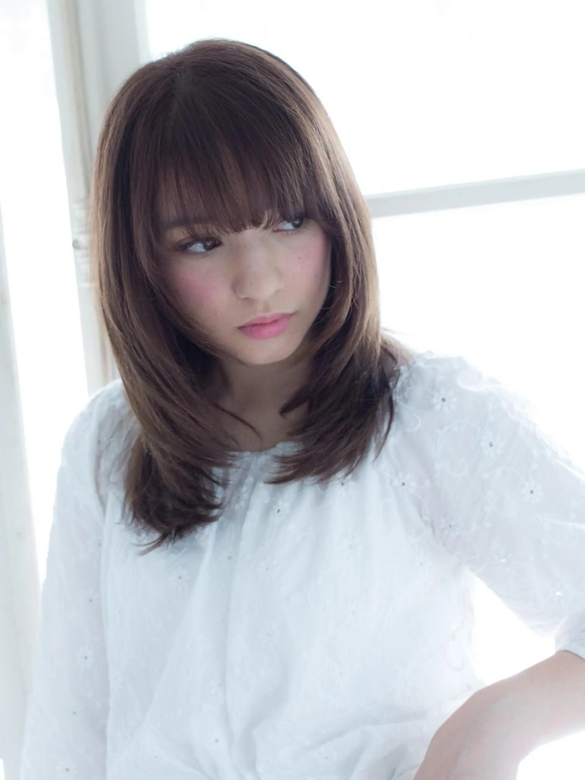 セミロング カラー パーマ ヘアアレンジ ブリーチ ケアカラー 透明感カラー ハイライトカラー インナーカラー ✨ハイクオリティ✨ 山本香也のヘアスタイル