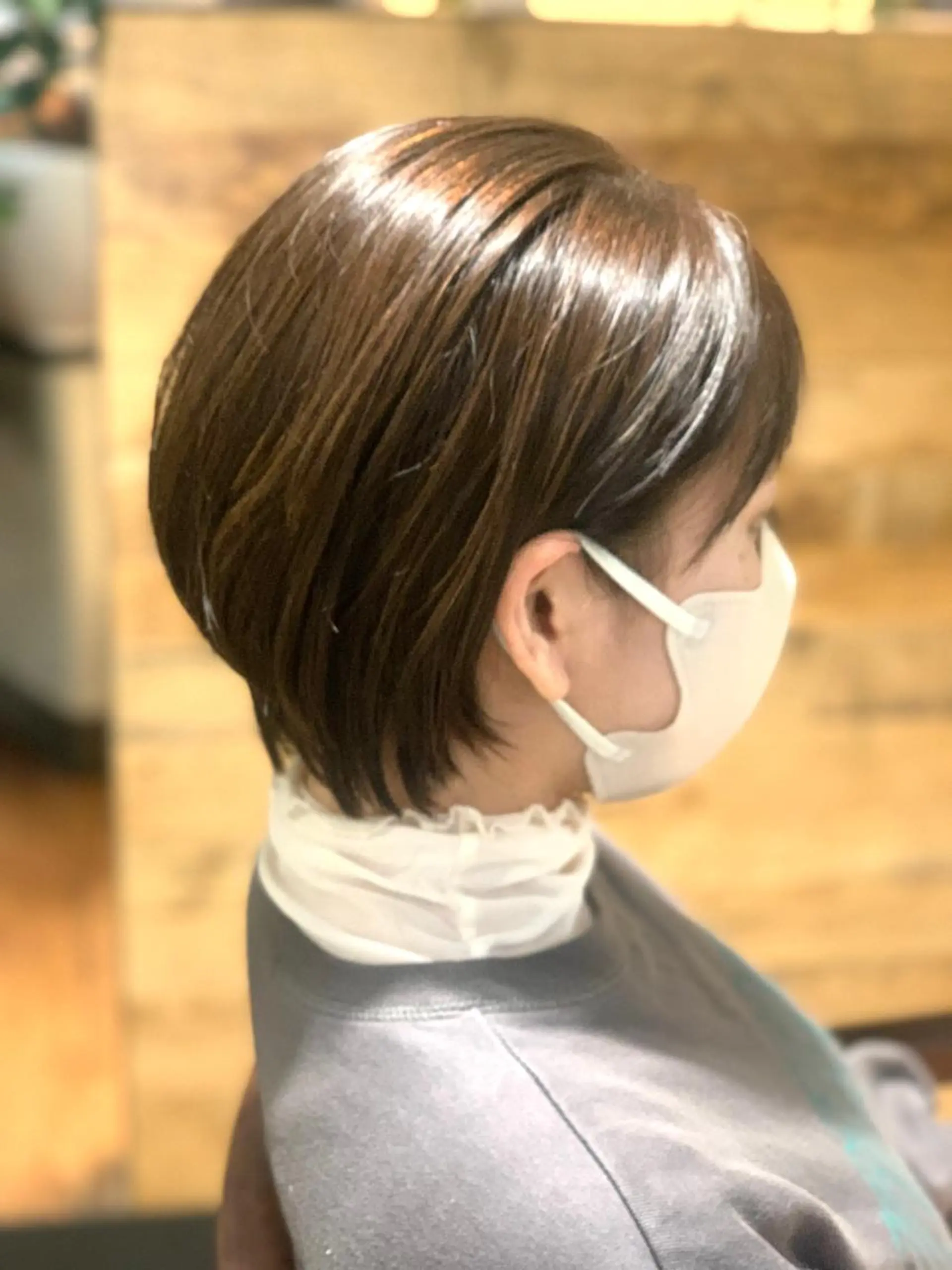 ショート カラー ハイライト✨髪質改善 TAKAさんです😊のヘアスタイル