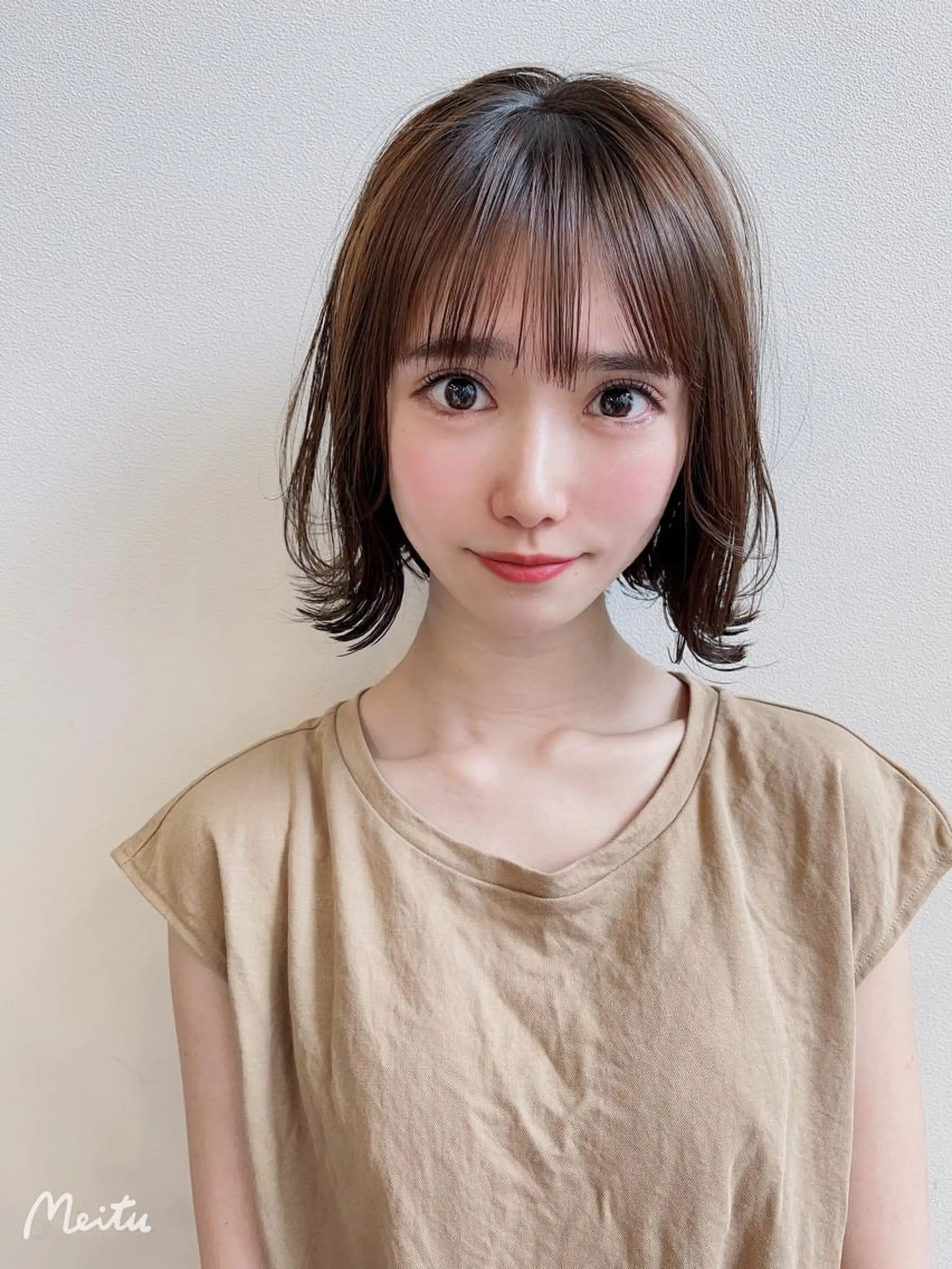 ショート ボブ くびれヘア 巣山 竜一のヘアスタイル
