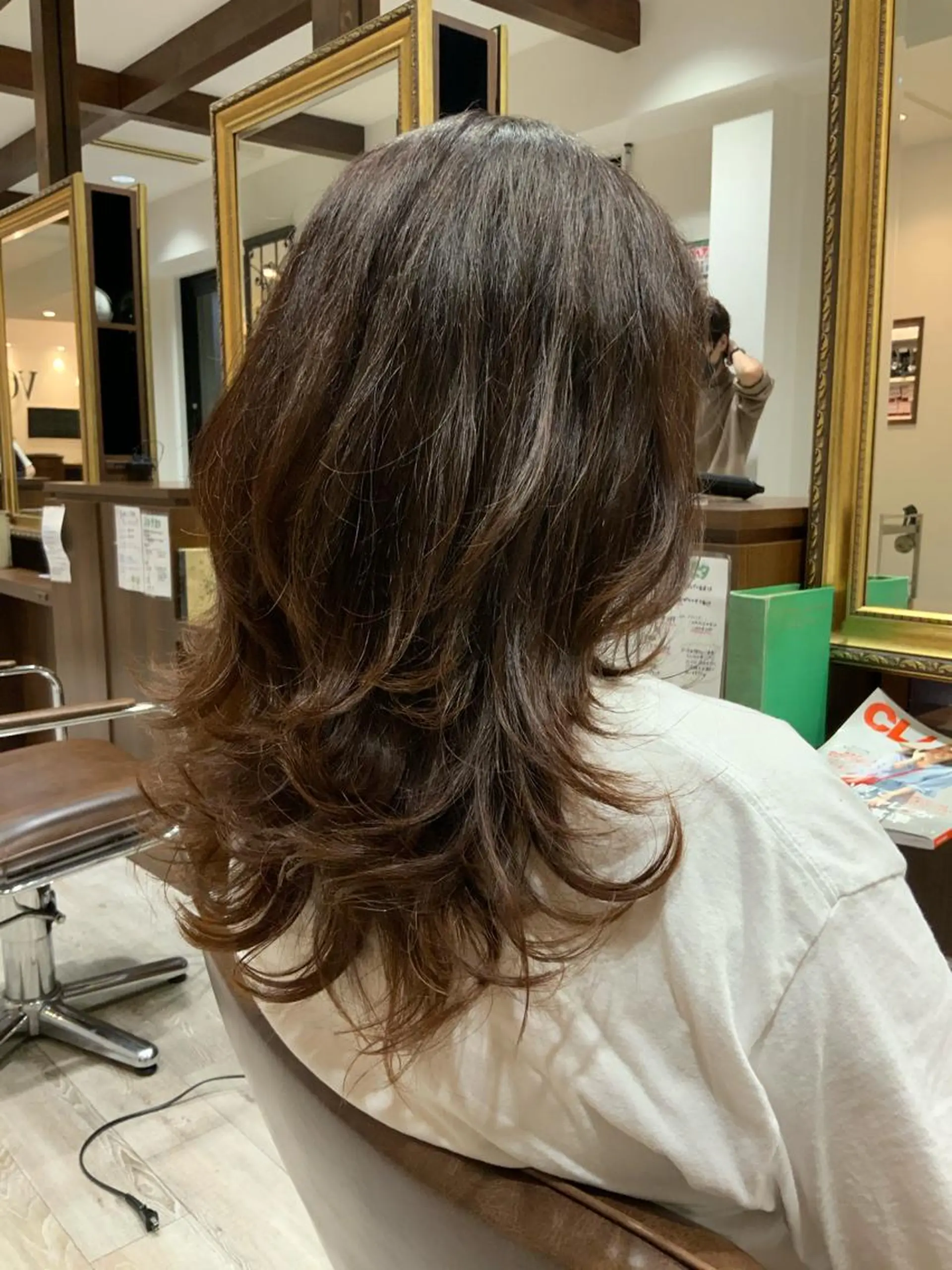 セミロング ウルフカット 🌿ストレート🌿 髪質改善☘️シュウヤのヘアスタイル