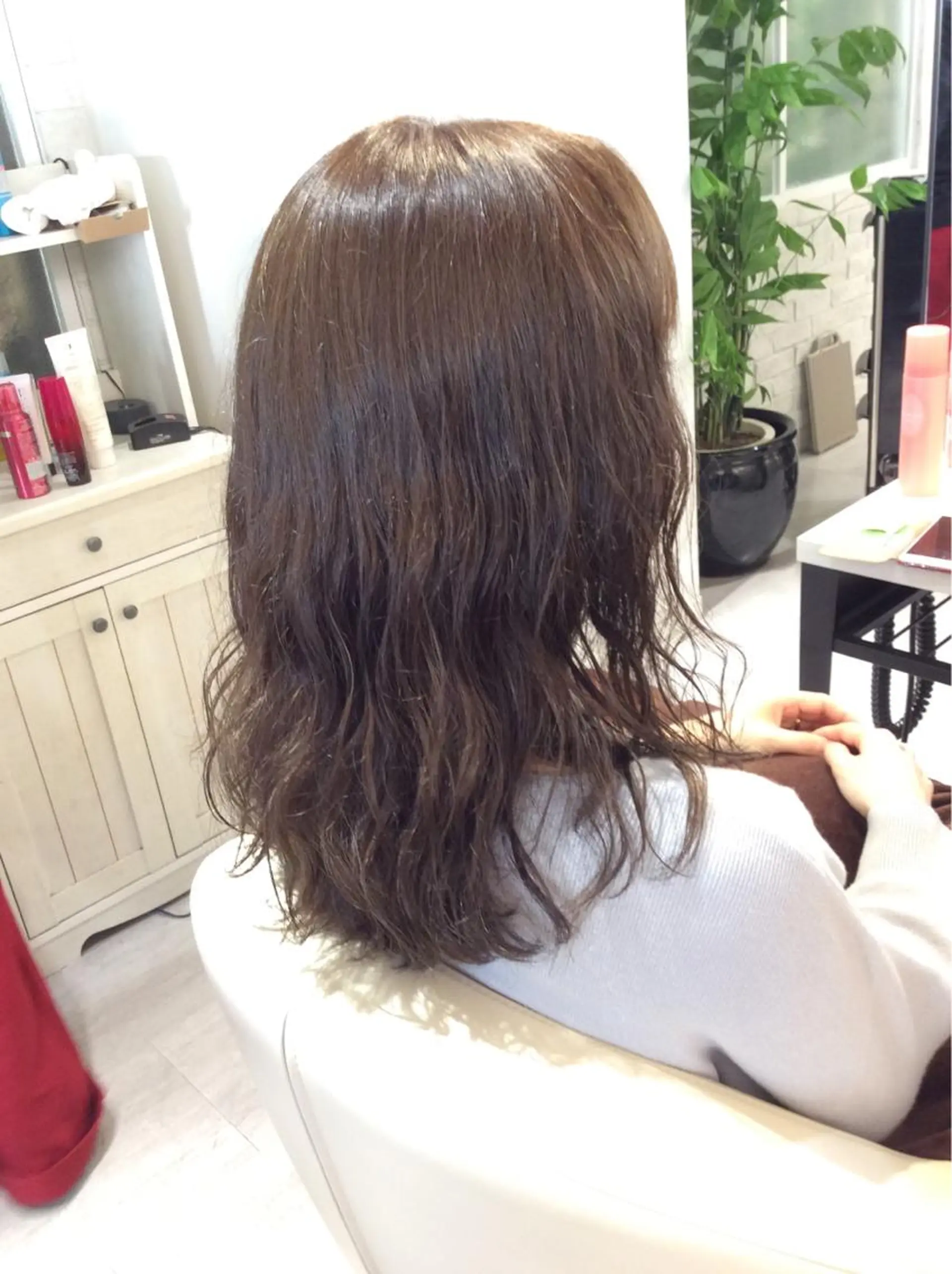 セミロング カラー パーマ HAIR STUDIO  buzz所属・金子 富士のヘアスタイル