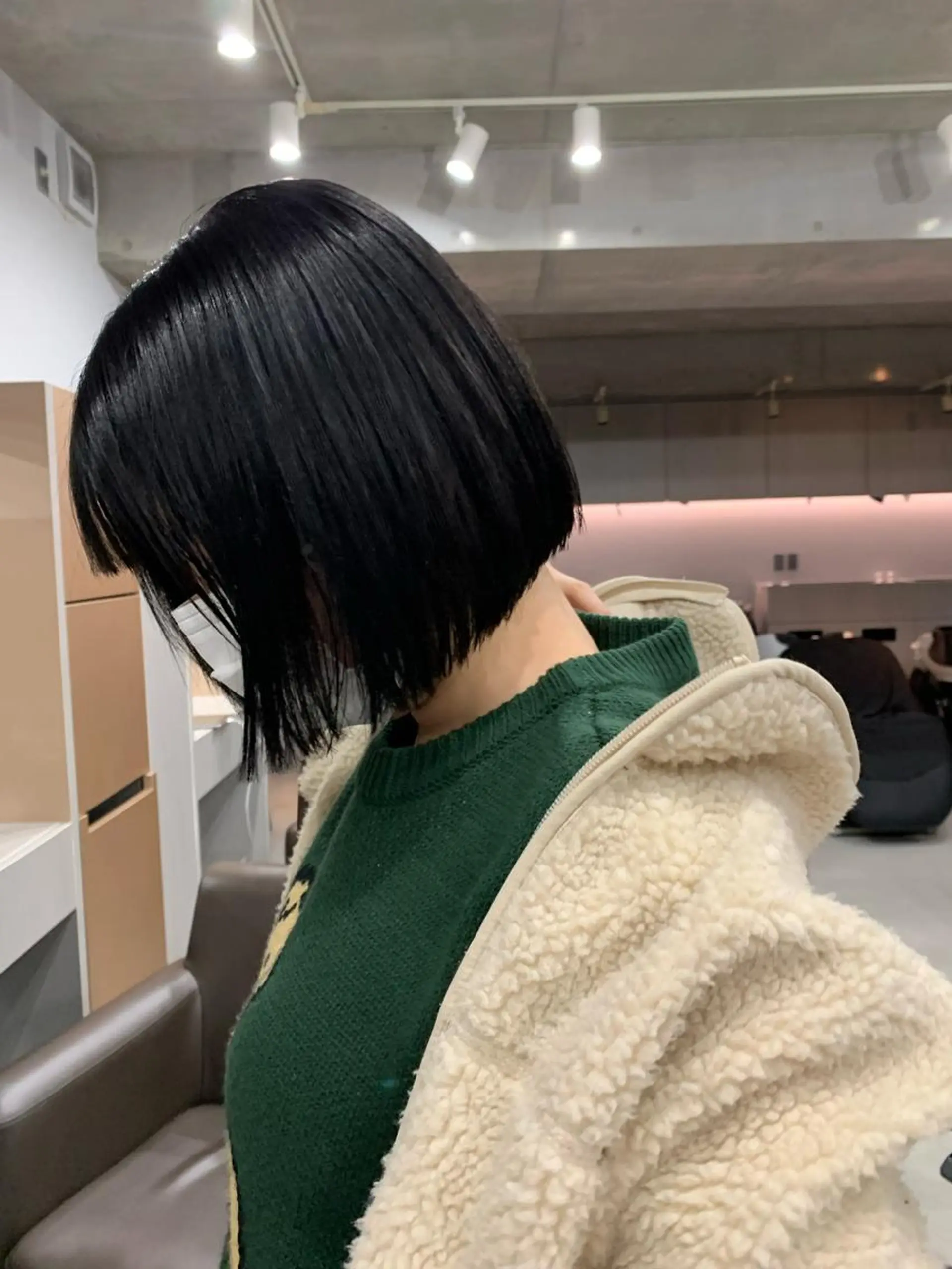 ショート カラー ボブパーマコテ巻き風 パーマNo1深江秀平のヘアスタイル