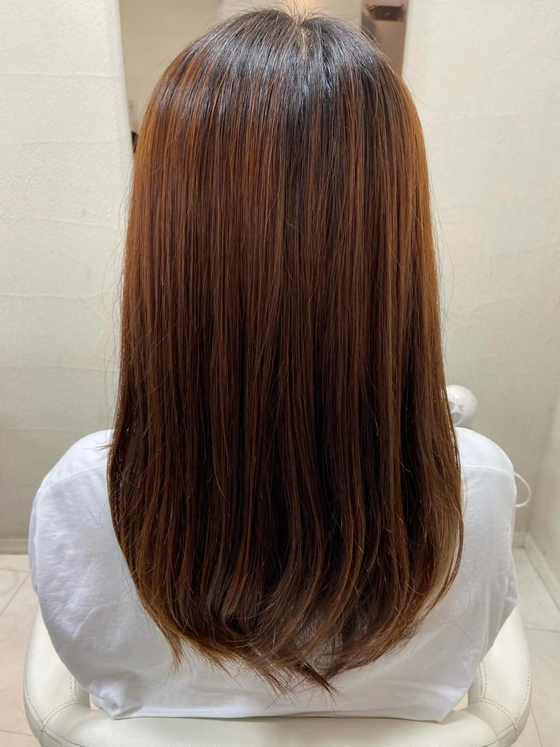 ロング 縮毛矯正 縮毛矯正 トリートメント 菊地 美憂のヘアスタイル