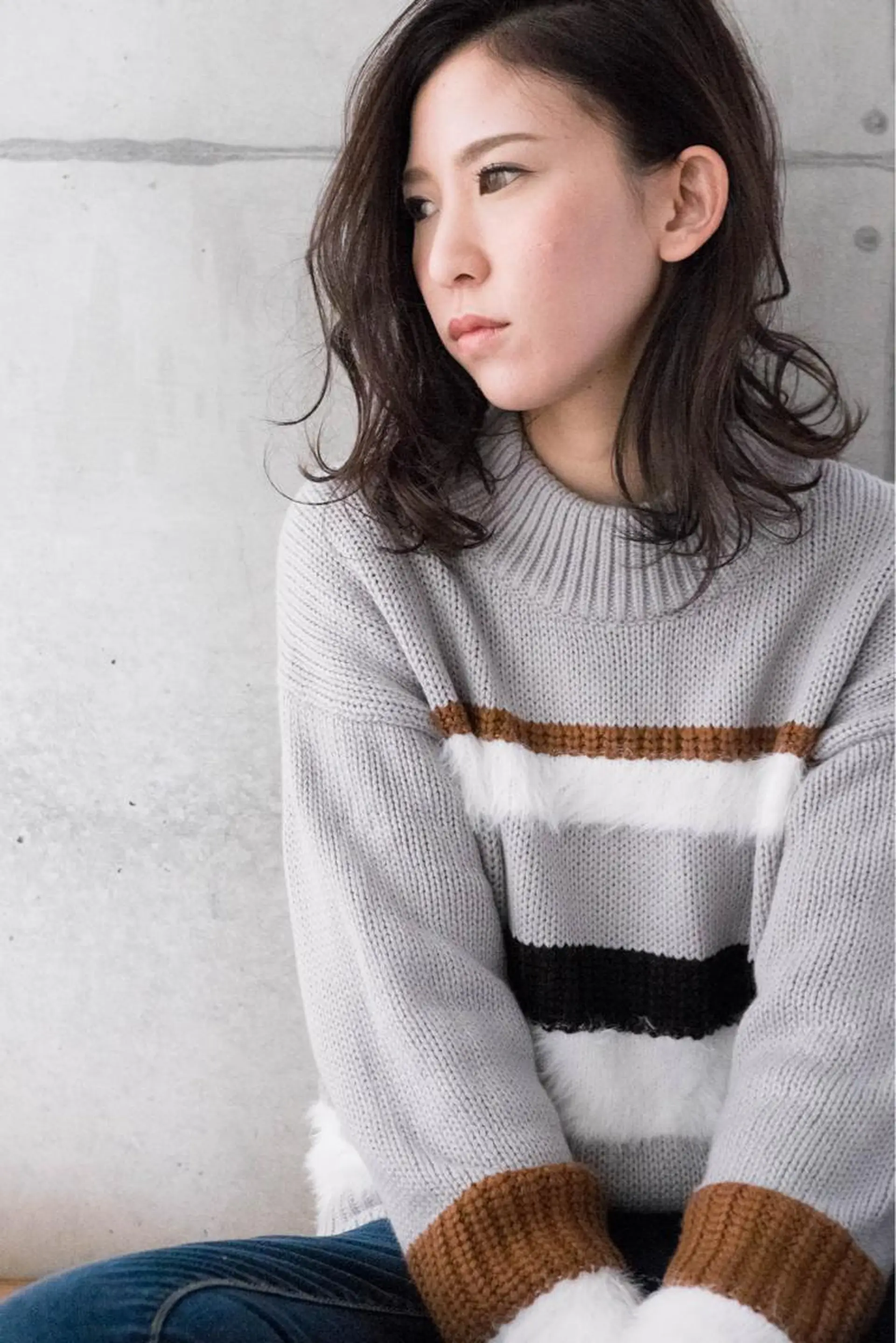 ミディアム カラー ..ROUTE.. Chihiroのヘアスタイル