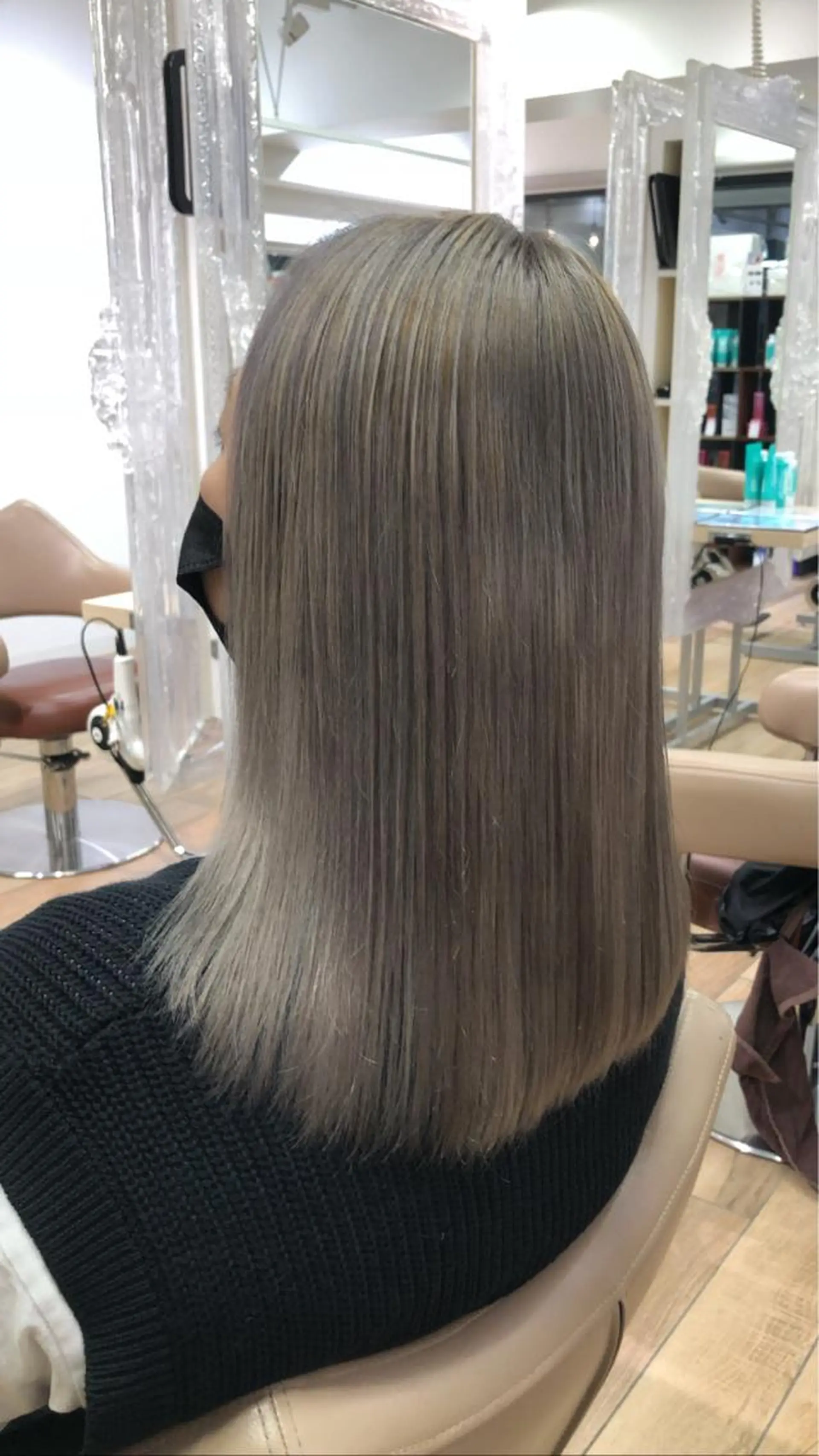 ミディアム カラー 渡辺 大輝 メンズパーマのヘアスタイル