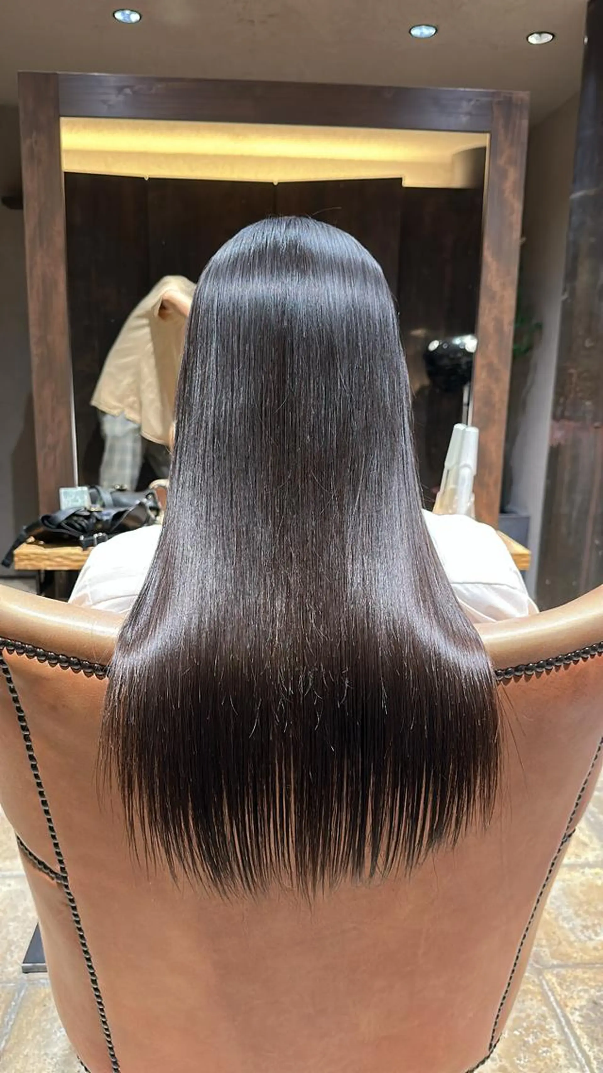 ロング カット 縮毛矯正 トリートメント 似合わせ松本 容政のヘアスタイル