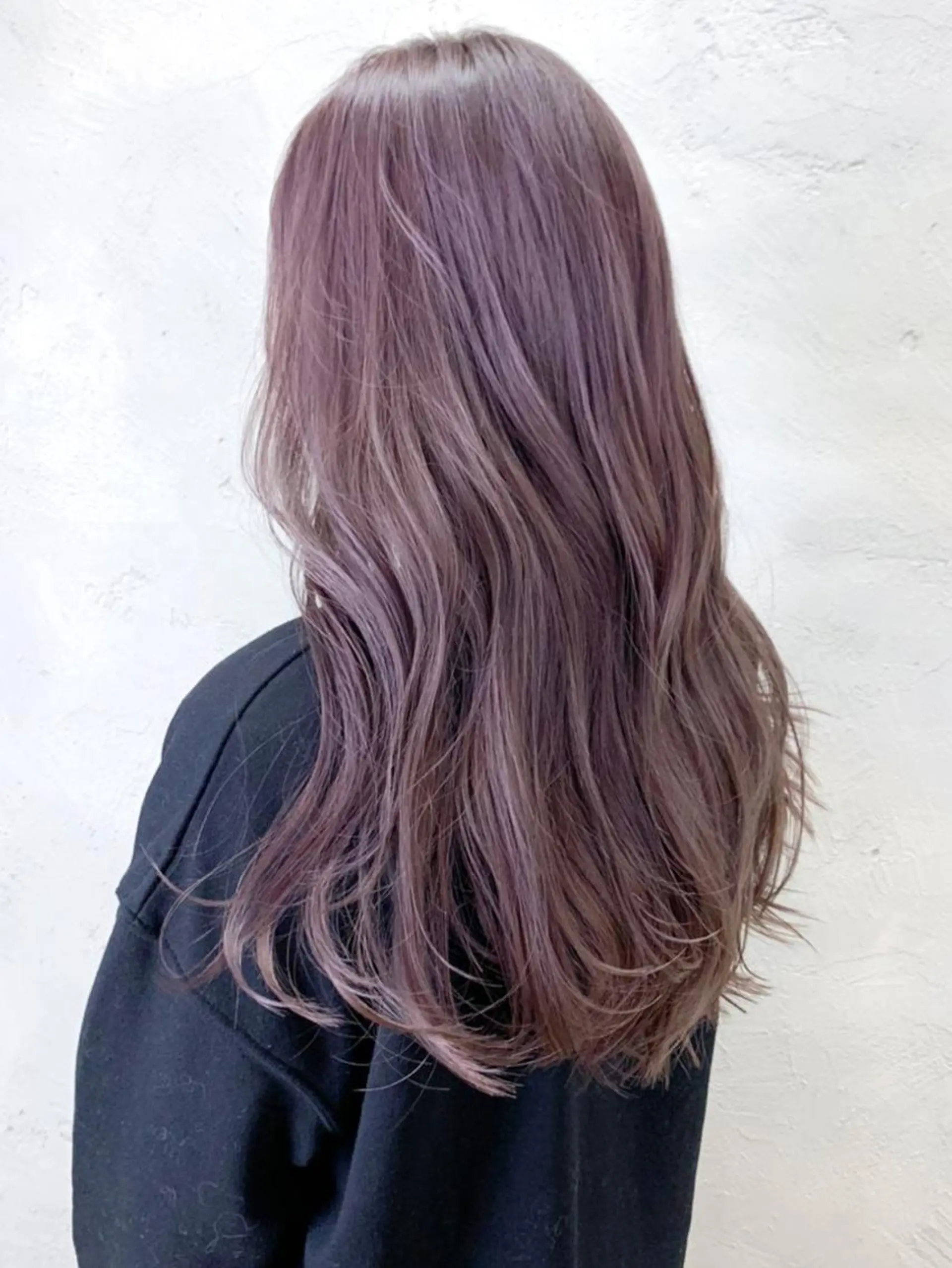 ロング カラー パーマ ヘアアレンジ ラベンダーカラー ピンクカラー ピンクラベンダー ITbyALBUM 中野店のヘアスタイル