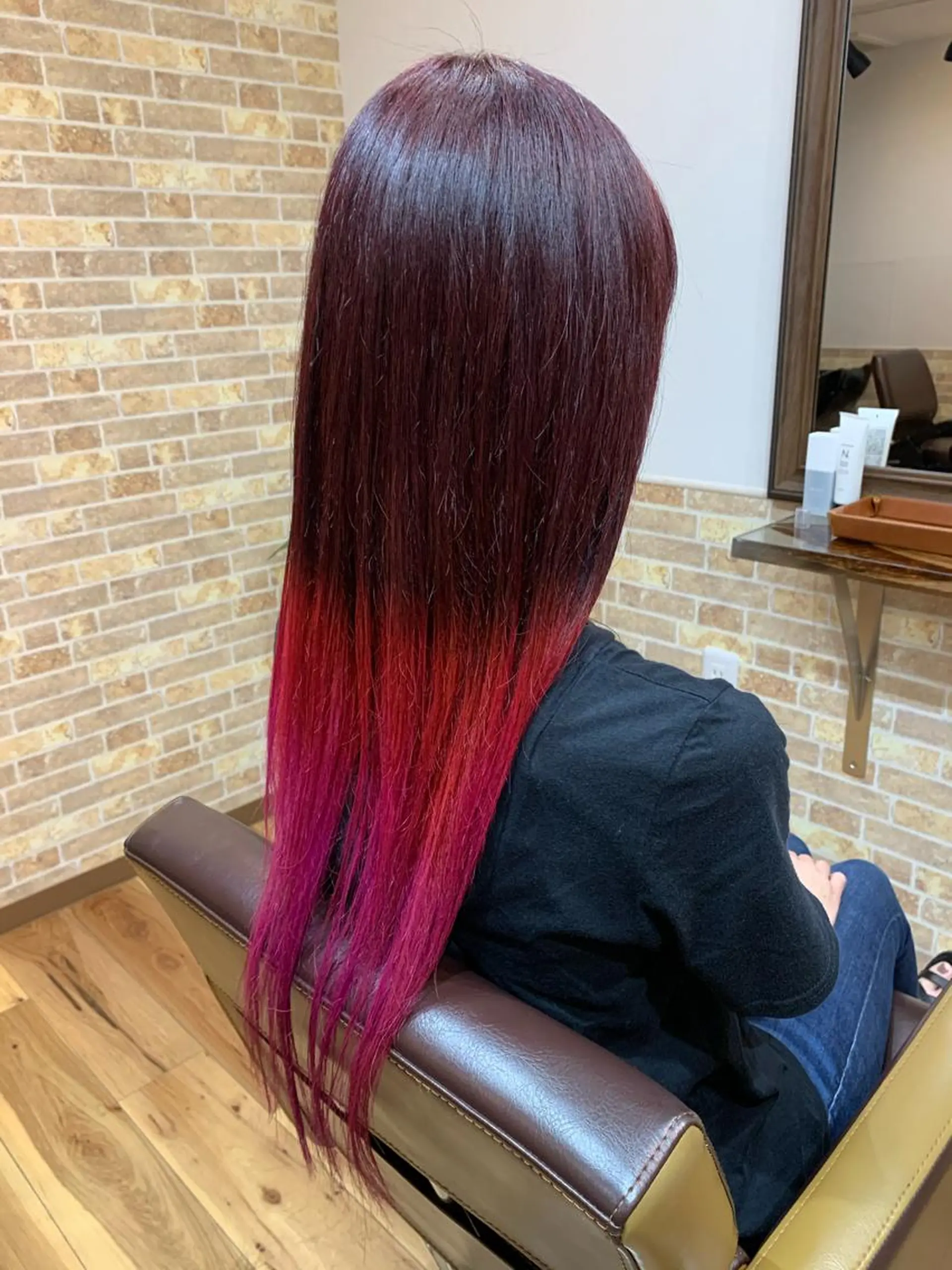 ロング カラー ヘアカラー hair house templado所属・ヘアーハウス テンプラードのヘアスタイル