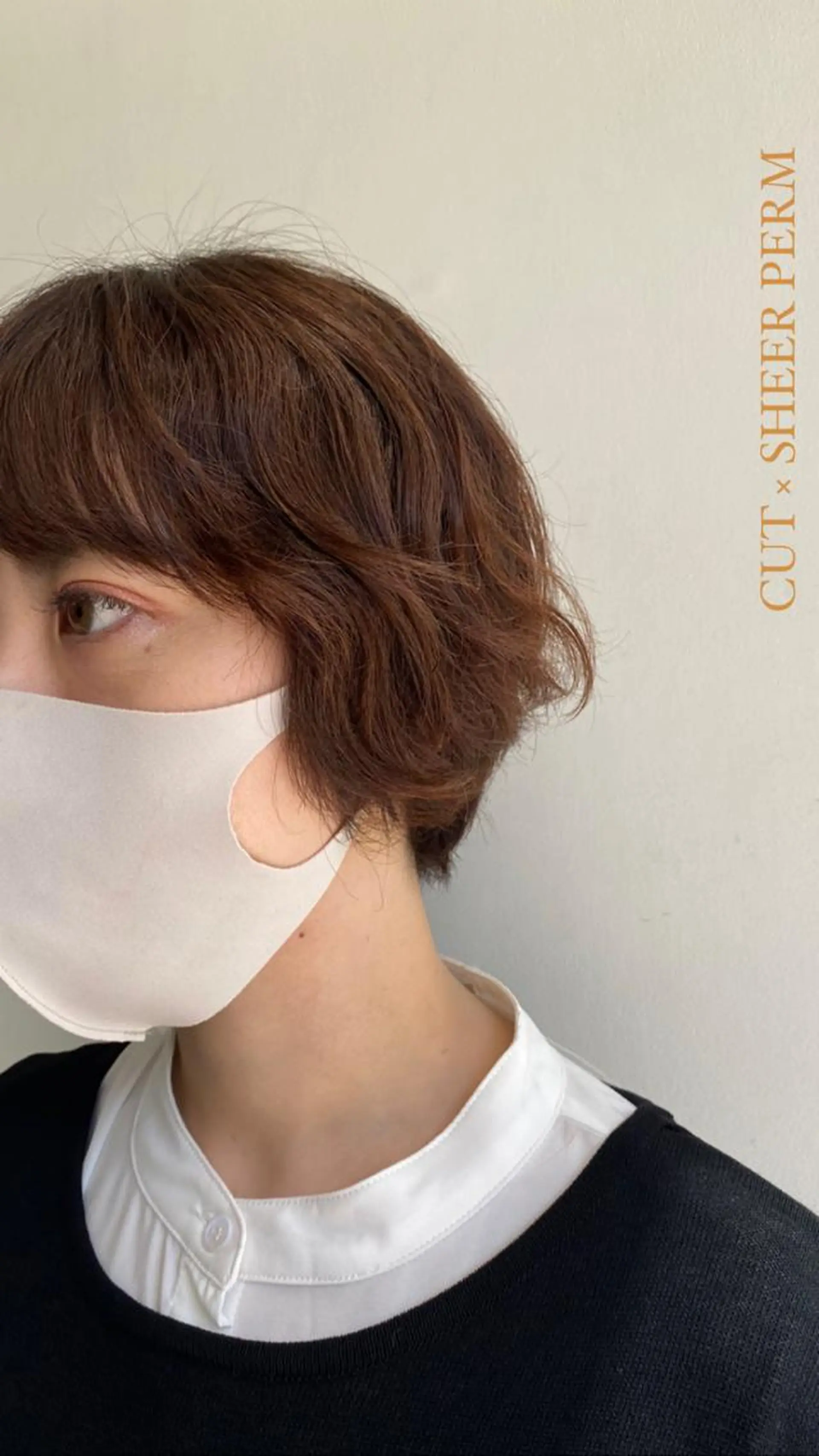 ショート パーマ les baladins du miroir所属・🍃YURI 🍃のヘアスタイル