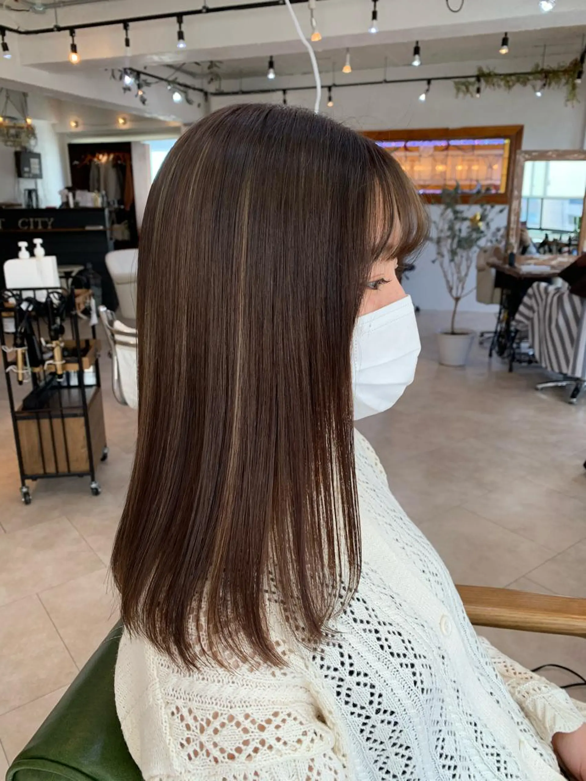 セミロング 💛ハイトーン💛 りむのヘアスタイル