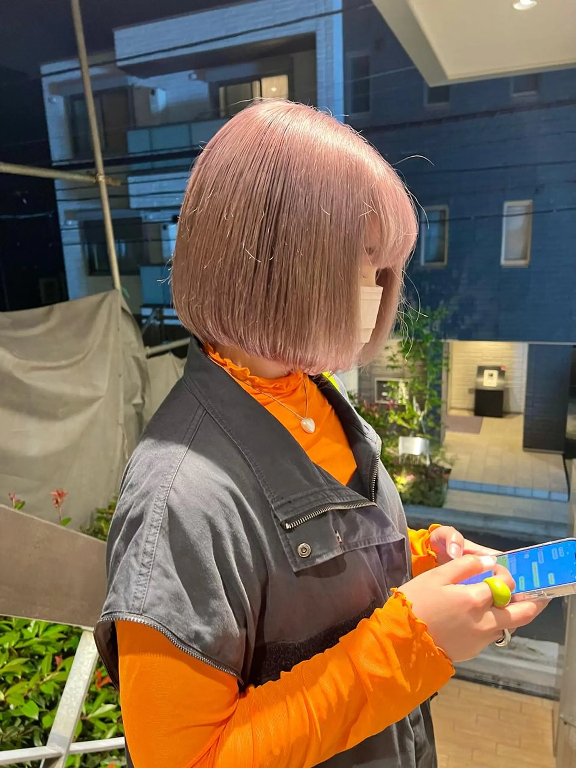 ショート カット ヘアカラー トリートメント 艶髪レイヤー/ ハイトーンKeitaのヘアスタイル