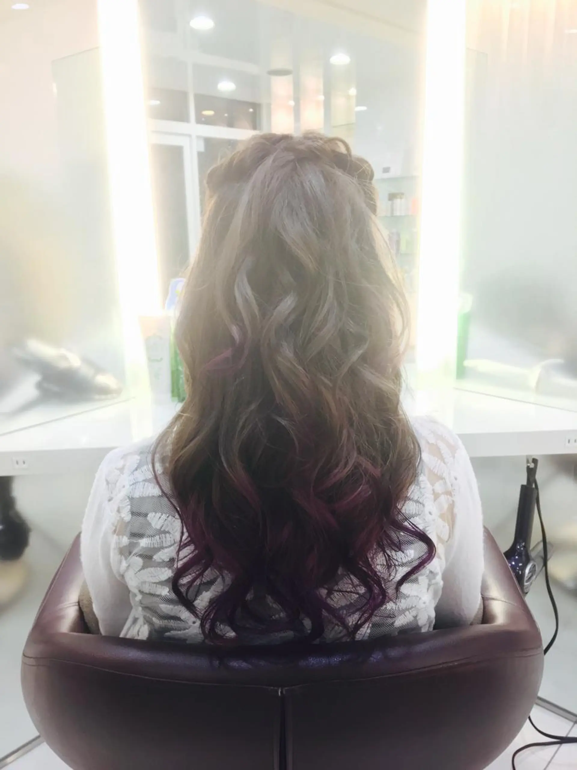 ロング カラー 髪質改善 頭身浴/ 中田のヘアスタイル