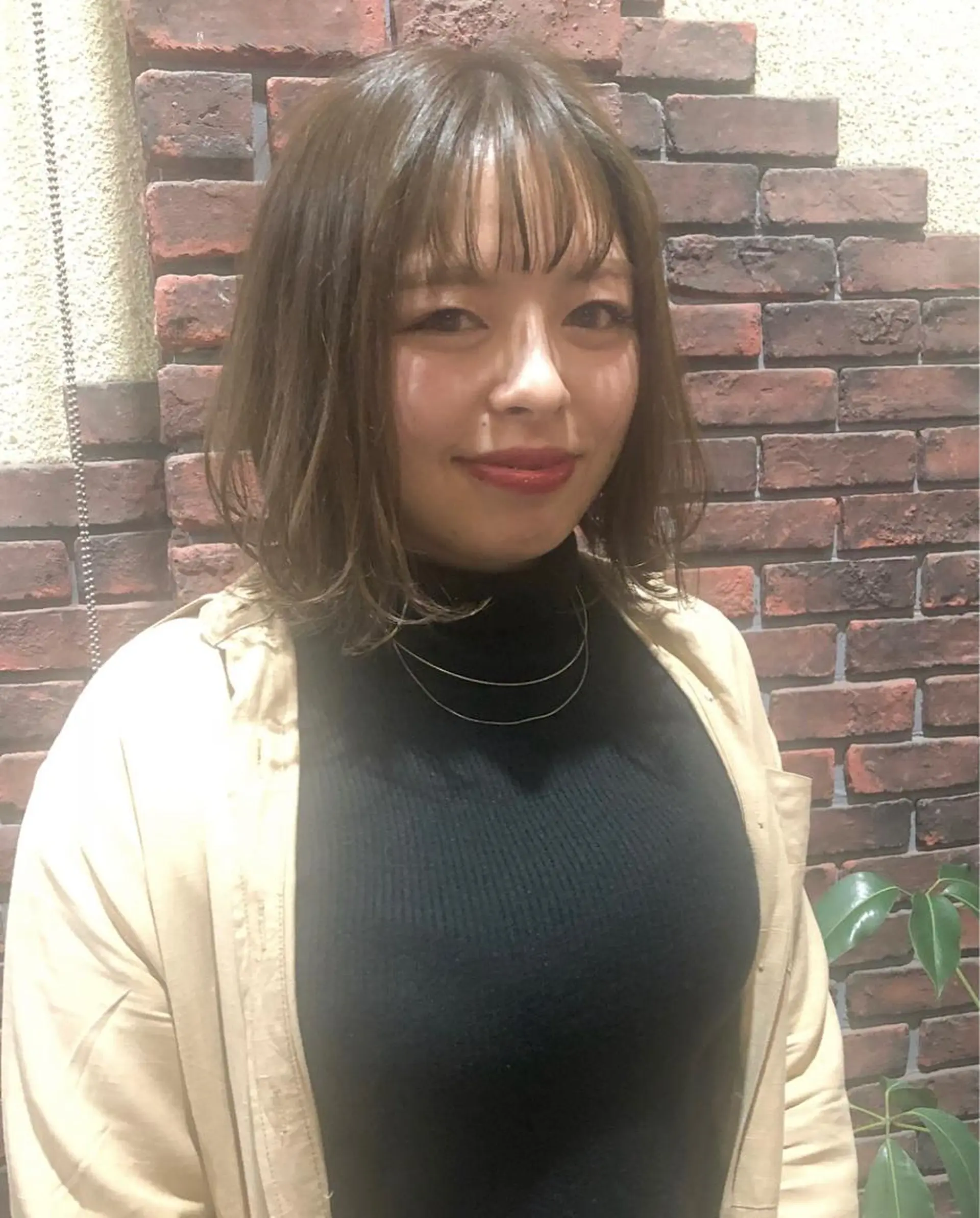 ミディアム カラー nakahara madokaのヘアスタイル