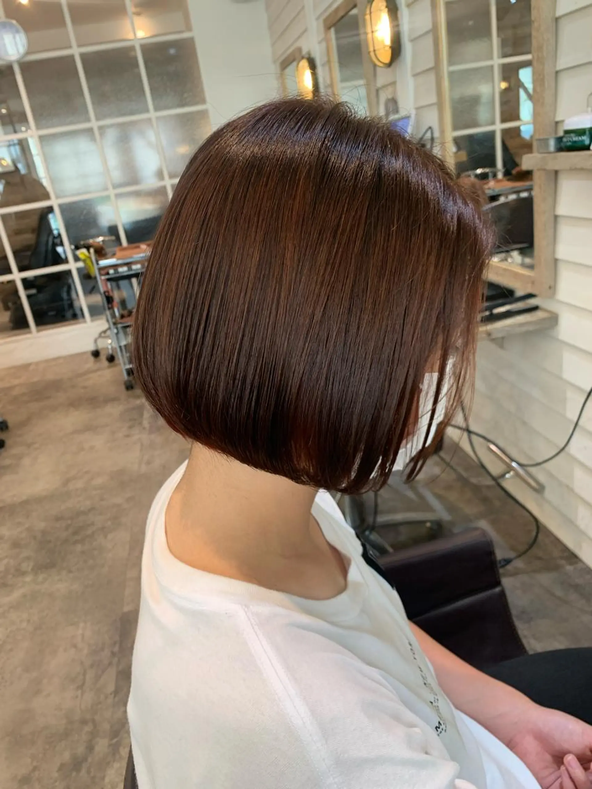 ショート 🍀艶髪縮毛矯正/ 風殿　滉太🍀のヘアスタイル