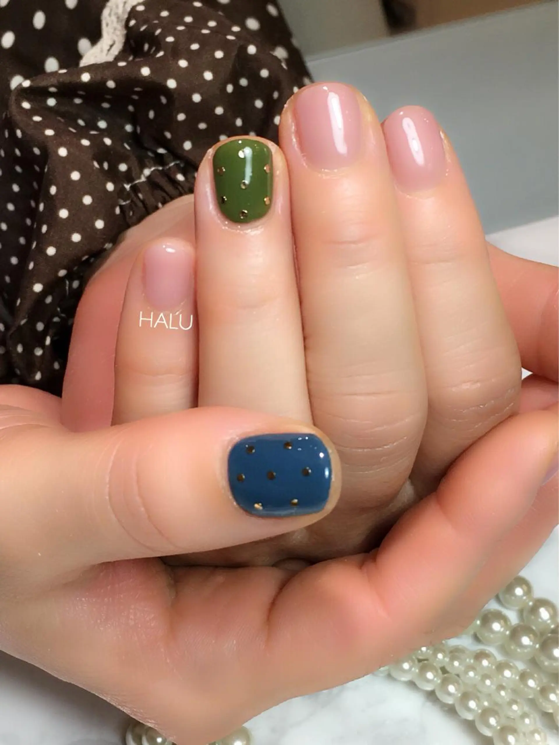 ネイル アートネイル 持ち込み HALU ハルのネイルデザイン