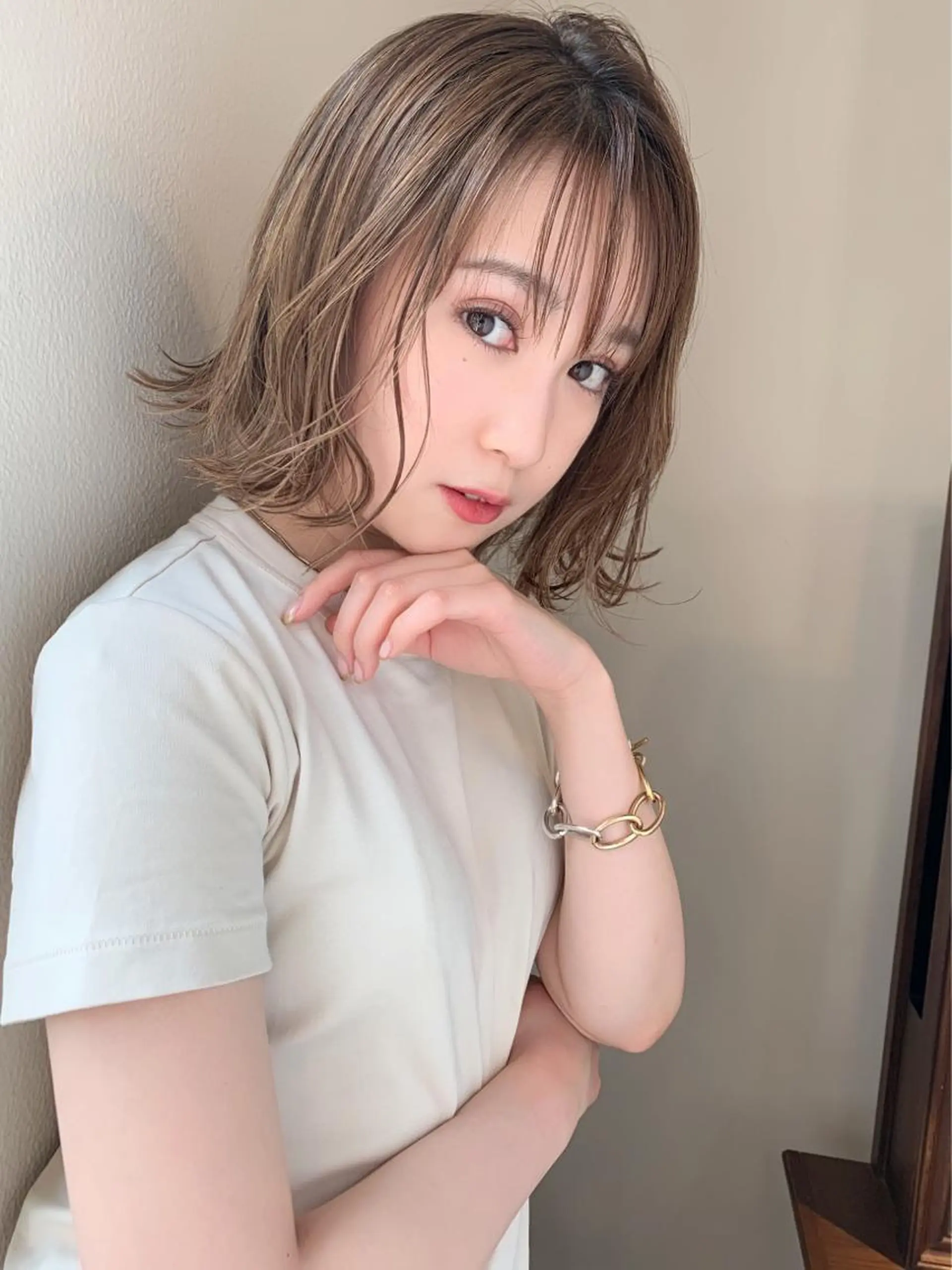 ミディアム カラー 髪質改善カラー☆ ヘアアレンジmiyuのヘアスタイル