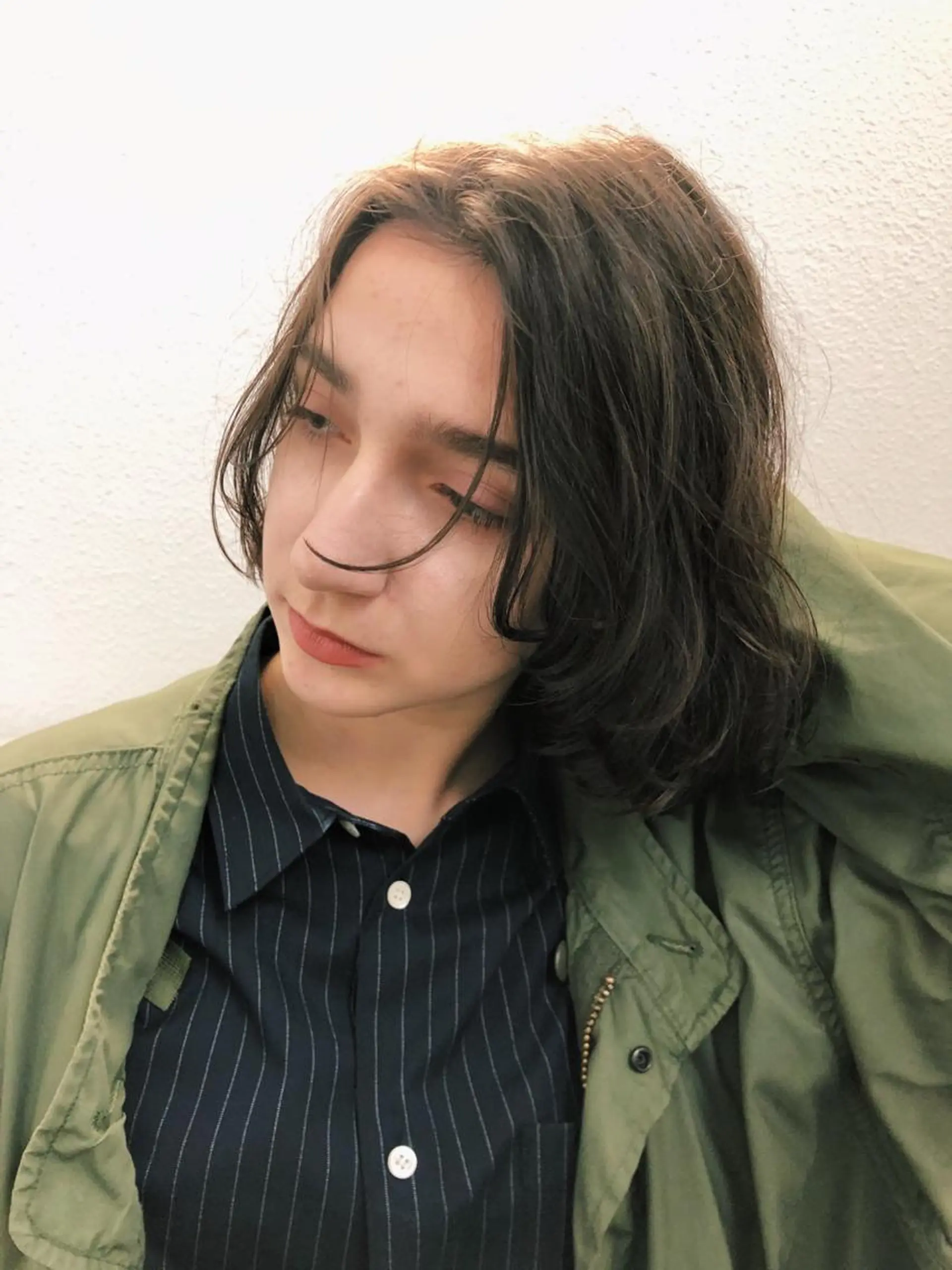 ミディアム パーマ カット パーマ/レイヤー 岩山丈一郎のヘアスタイル