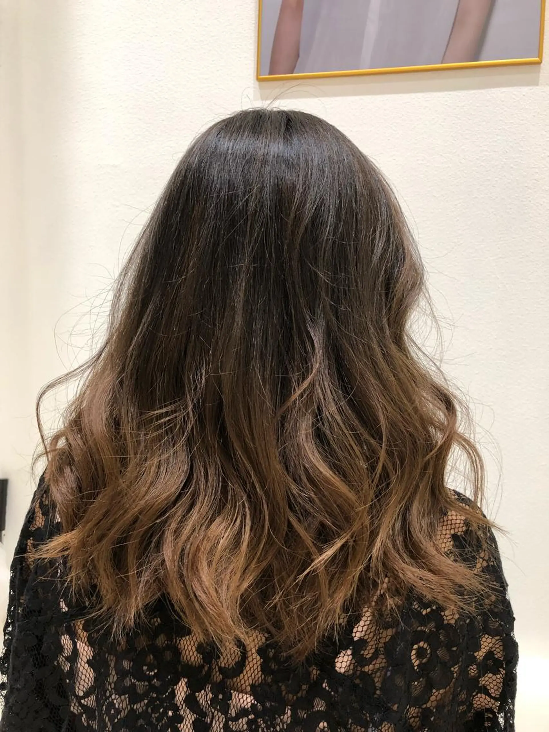 セミロング カラー グラデーションカラー ヘアカラー 河原町/艶髪/西田 晴香のその他イメージ