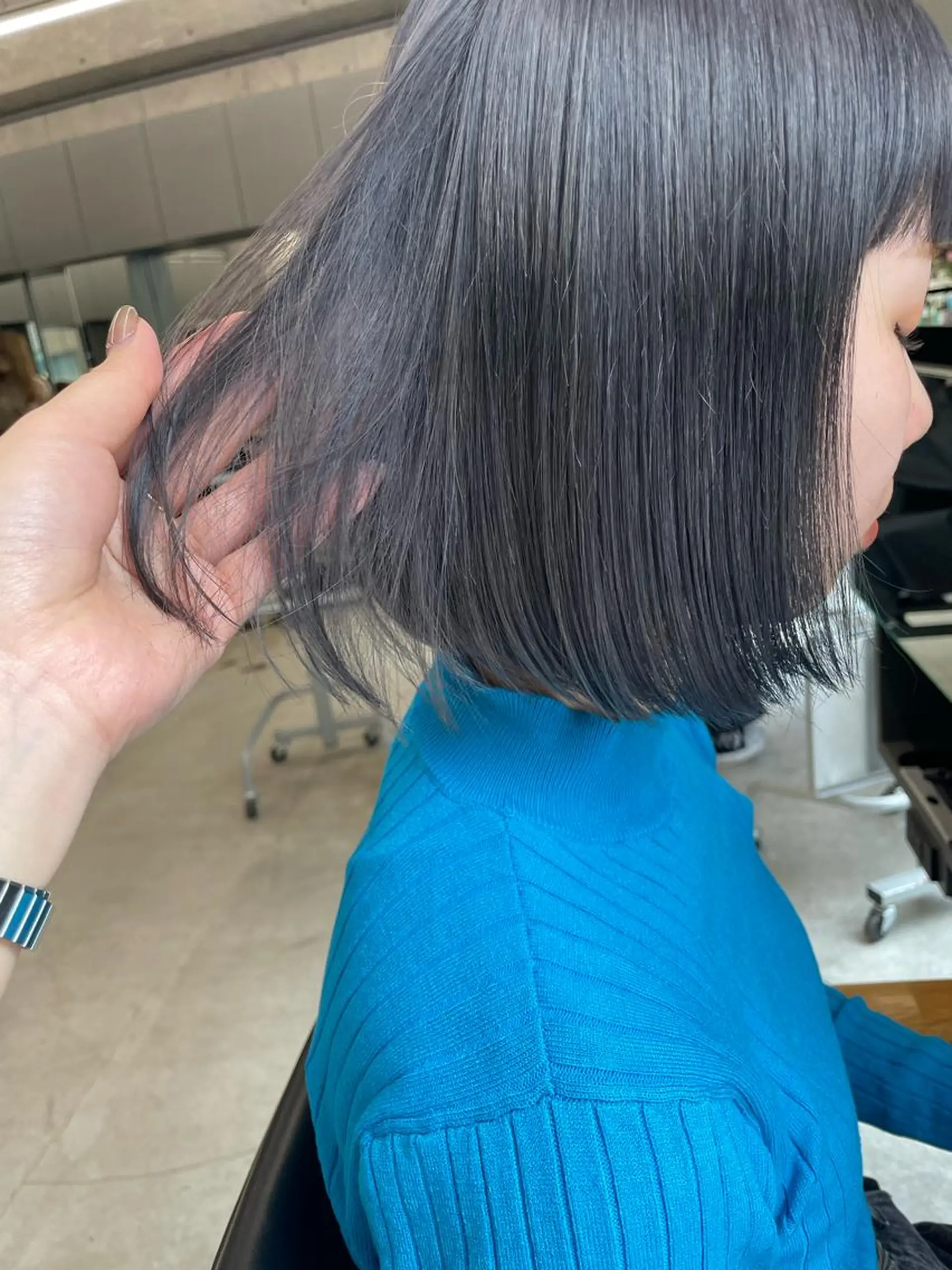 ショート カット ヘアカラー トリートメント 佐伯 和佳のヘアスタイル