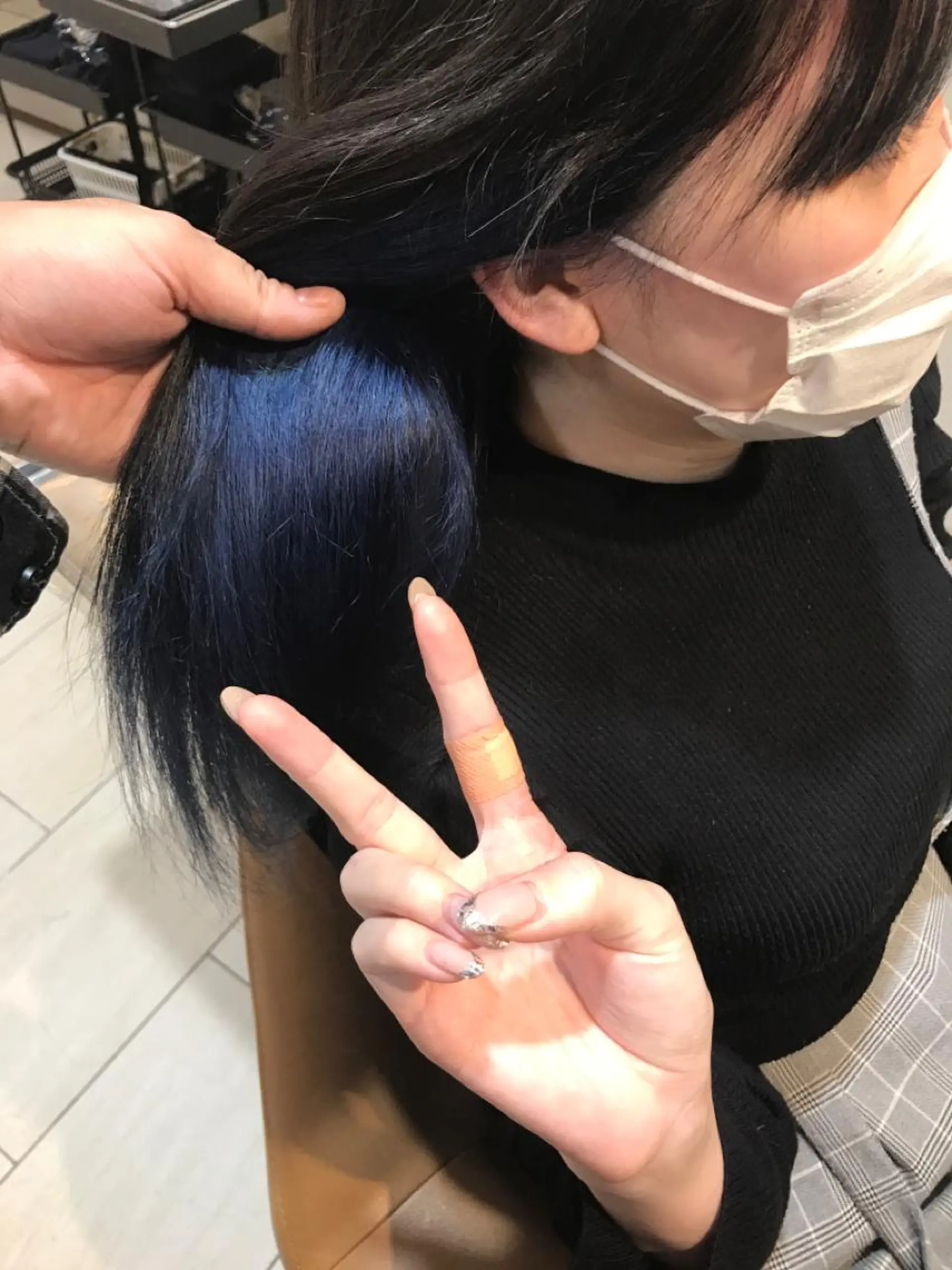 ロング 坂本 優輝のヘアスタイル