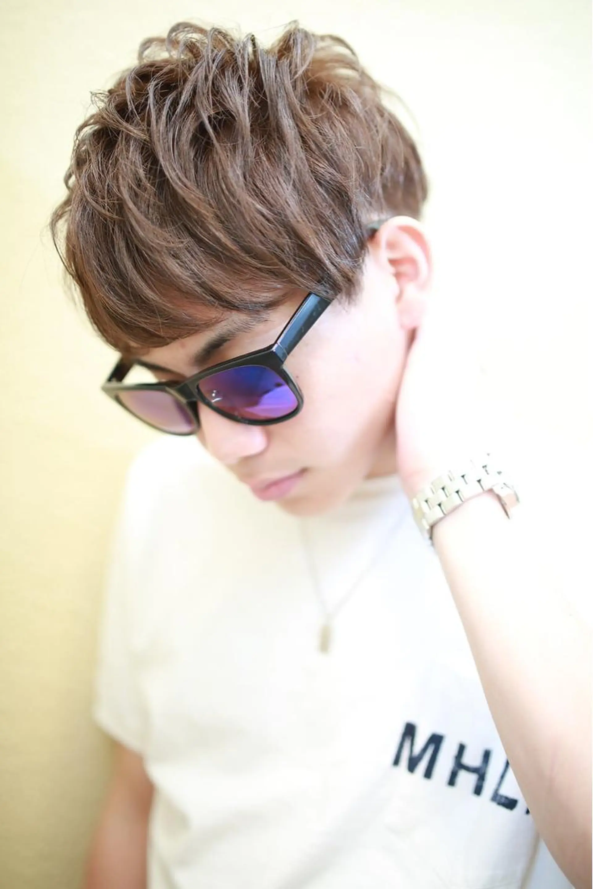 ショート カラー パーマ ヘアアレンジ メンズ キッズ ネイル マツエク・マツパ ヘアカラー トリートメント premier modelsのヘアスタイル